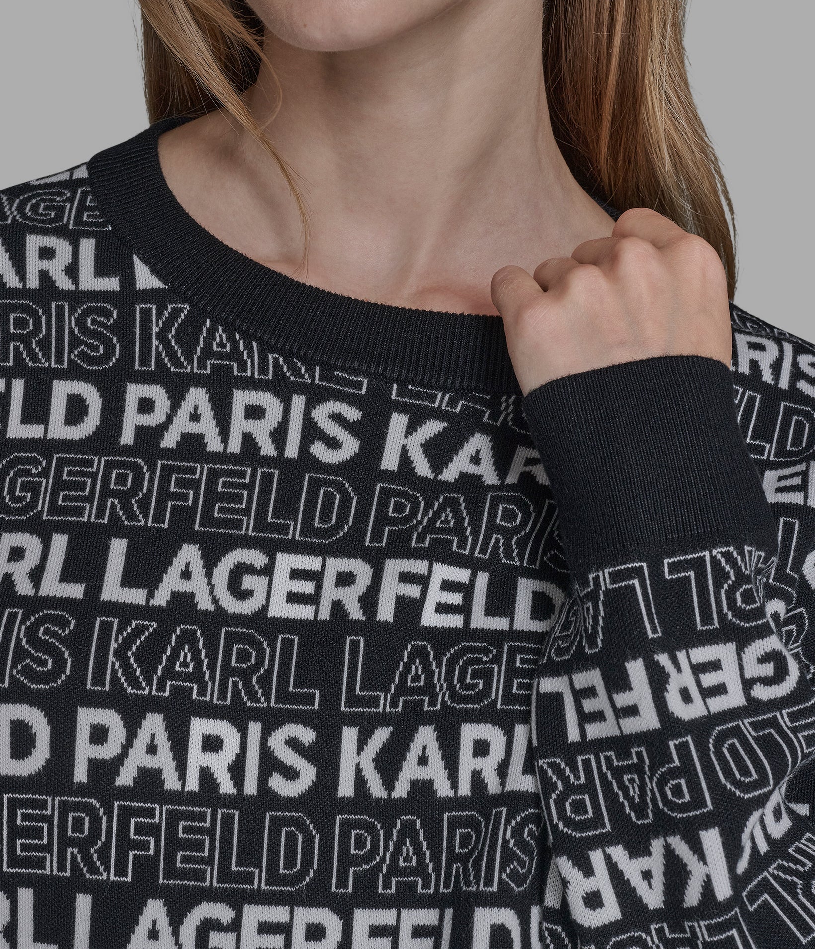 ALLOVER LOGO SWEATER VIEW 6 ALLOVER LOGO SWEATER VIEW 6