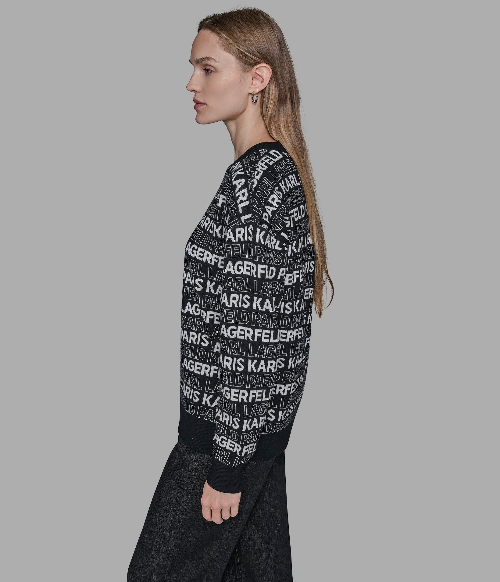 ALLOVER LOGO SWEATER VIEW 4 ALLOVER LOGO SWEATER VIEW 4