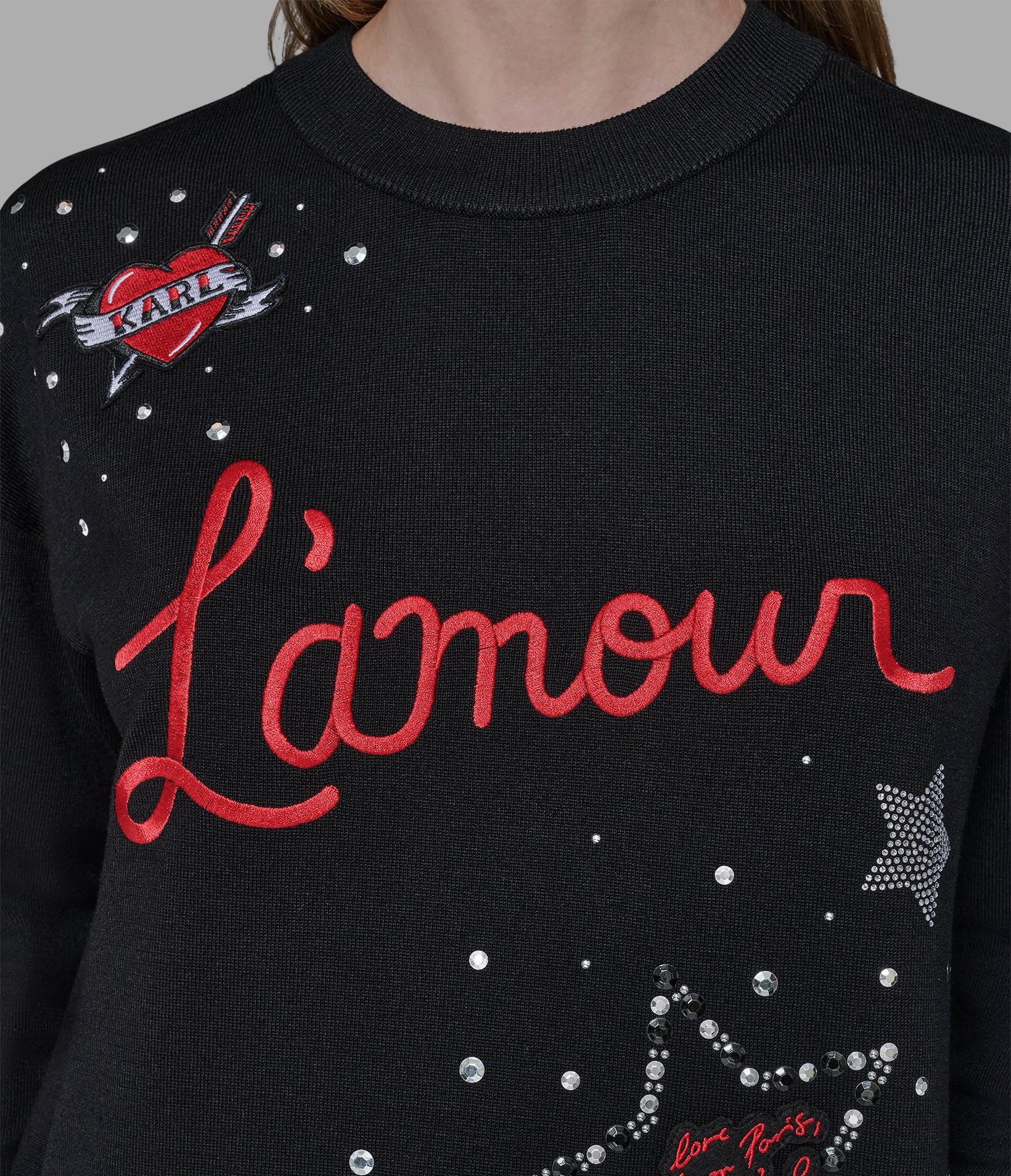 LAMOUR EMBELLISHED SWEATER VIEW 6 | Women's Tops & Sweaters LAMOUR EMBELLISHED SWEATER VIEW 6 | Women's Tops & Sweaters