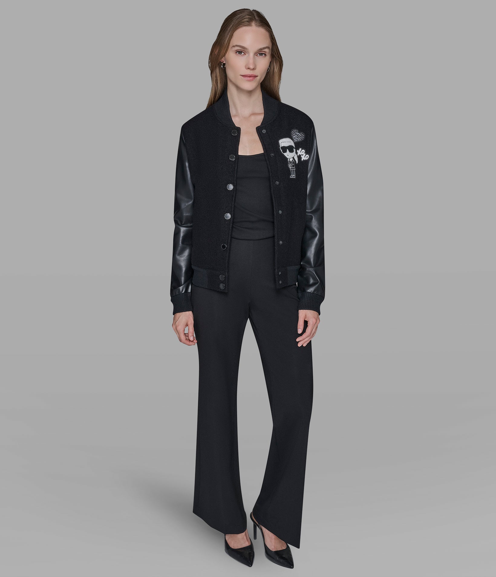 Karl Varsity Jacket | Jackets & Blazers | Karl Lagerfeld Paris