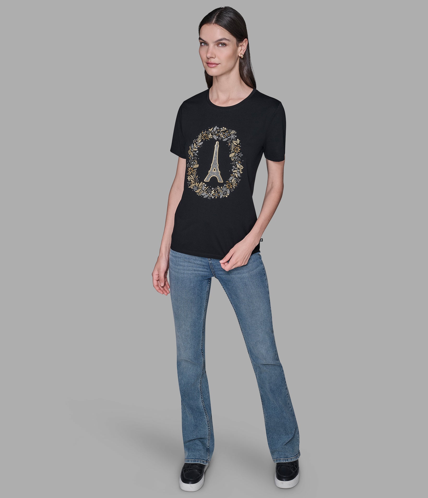 EMBELLISHED EIFFEL TOWER TEE VIEW 5 EMBELLISHED EIFFEL TOWER TEE VIEW 5