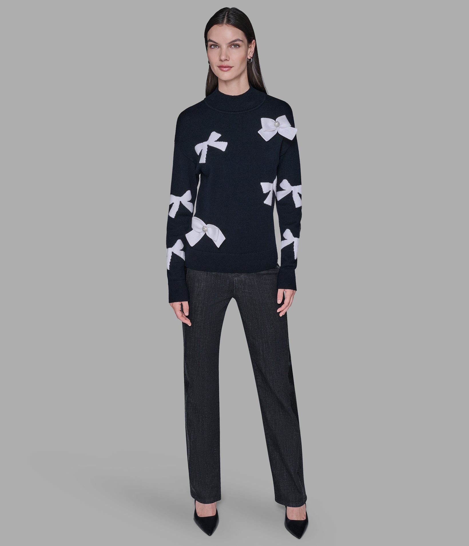 3D BOW SWEATER VIEW 4 3D BOW SWEATER VIEW 4