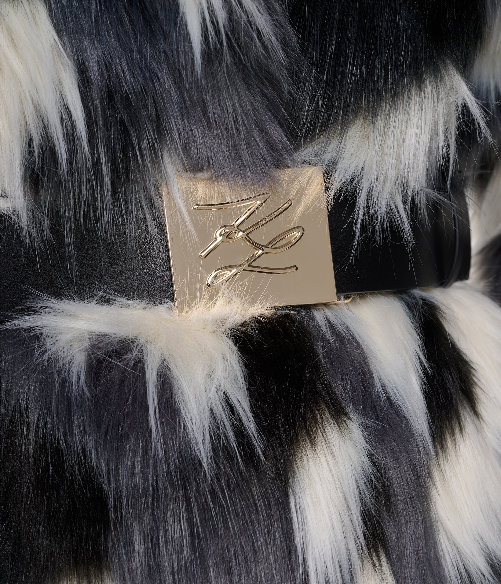 TWO-TONE FAUX FUR MAXI COAT VIEW 7 TWO-TONE FAUX FUR MAXI COAT VIEW 7