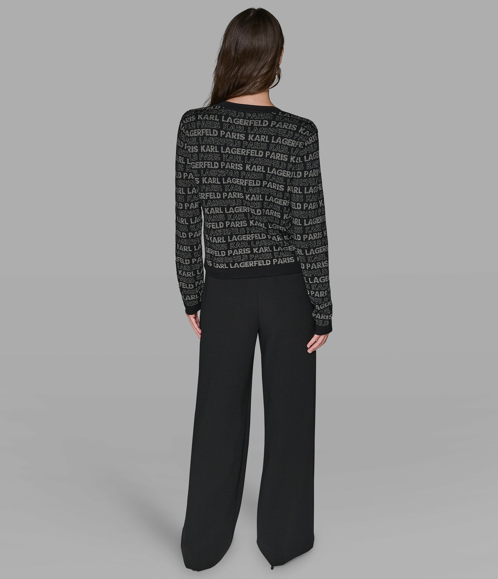 Logo Lurex Carigan | Sweaters & Tops | Karl Lagerfeld Paris
