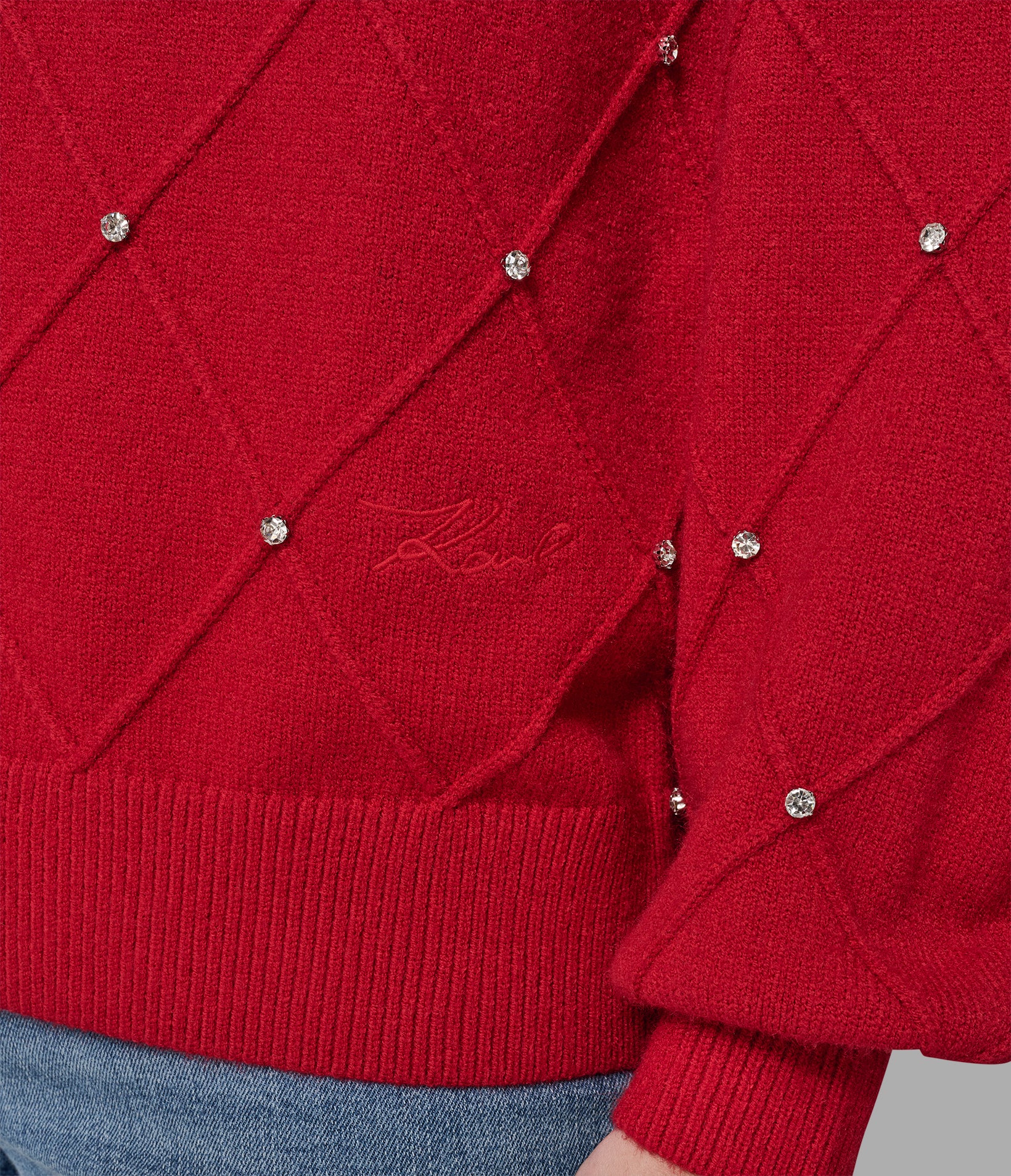 PEARL V-NECK SWEATER VIEW 5 PEARL V-NECK SWEATER VIEW 5