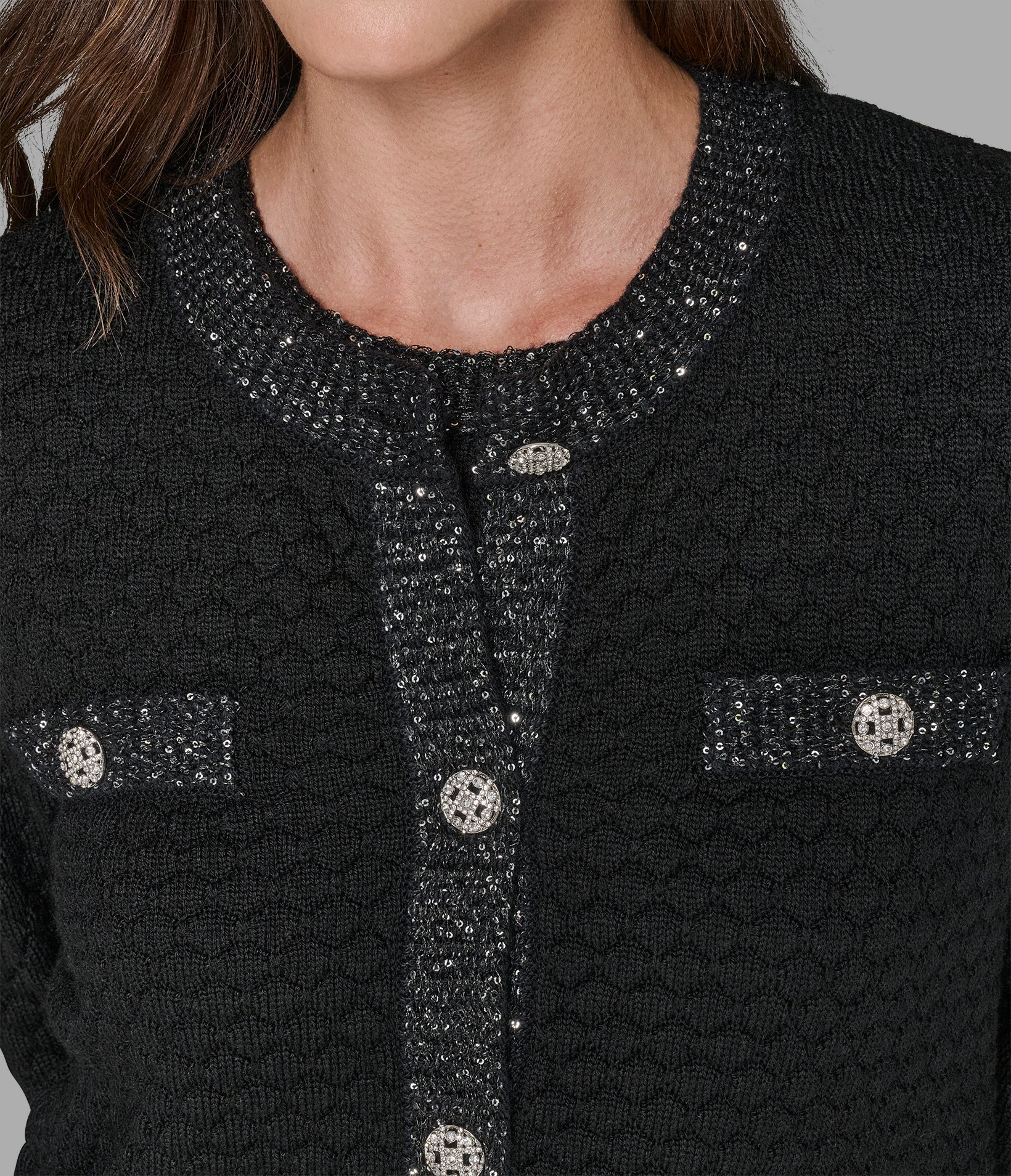 TEXTURED KNIT CROPPED CARDIGAN VIEW 5 TEXTURED KNIT CROPPED CARDIGAN VIEW 5