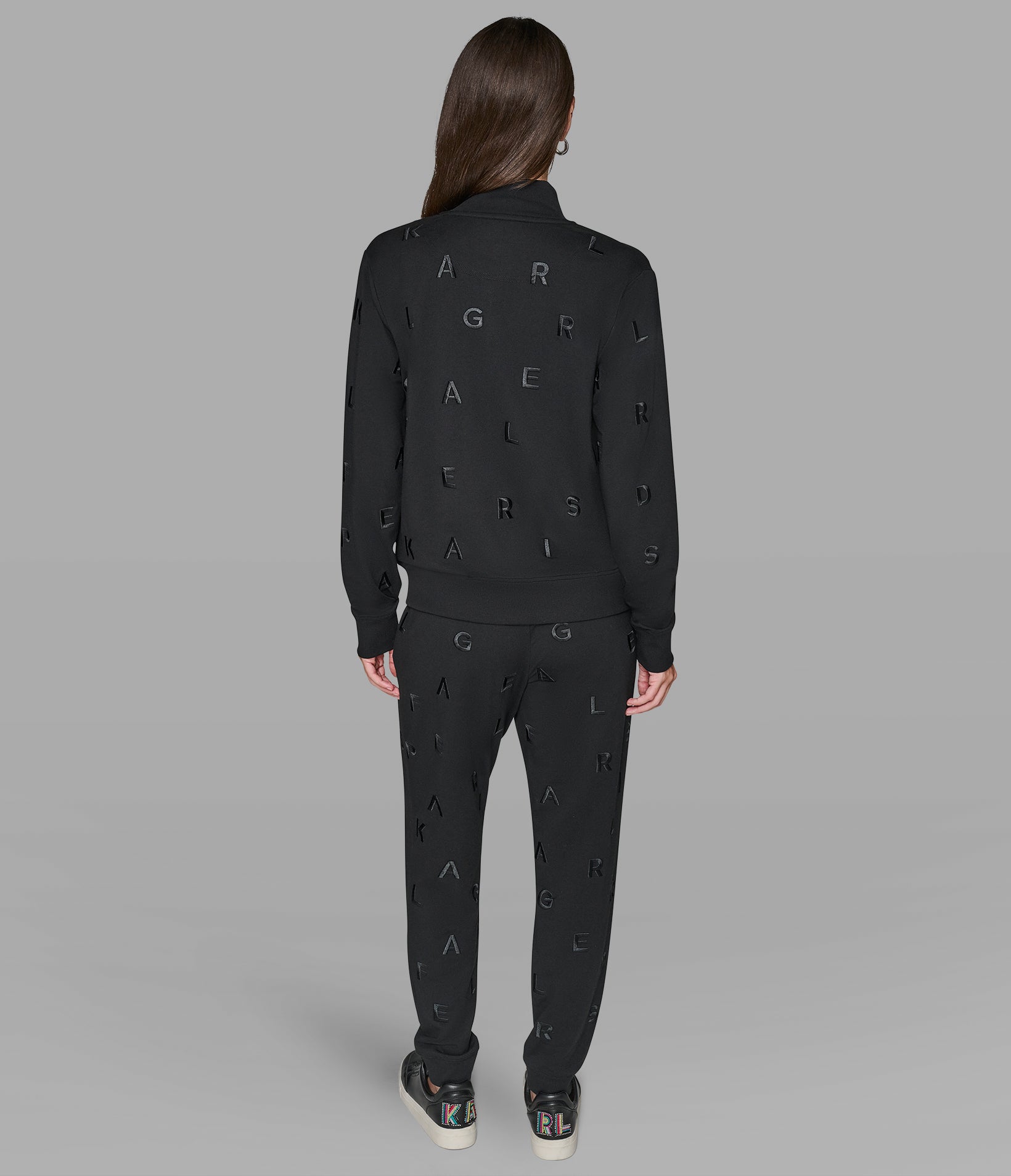 CO-ORD SCATTERED LOGO TRACK JACKET View 2 | Women's Tops & Sweaters CO-ORD SCATTERED LOGO TRACK JACKET View 2 | Women's Tops & Sweaters