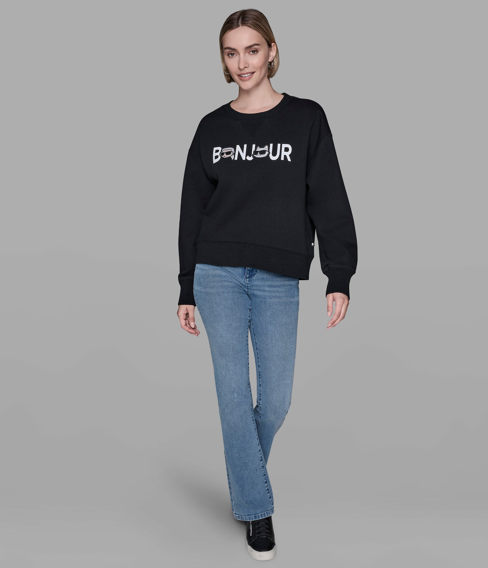 BONJOUR CHARACTER SWEATSHIRT VIEW 4 BONJOUR CHARACTER SWEATSHIRT VIEW 4