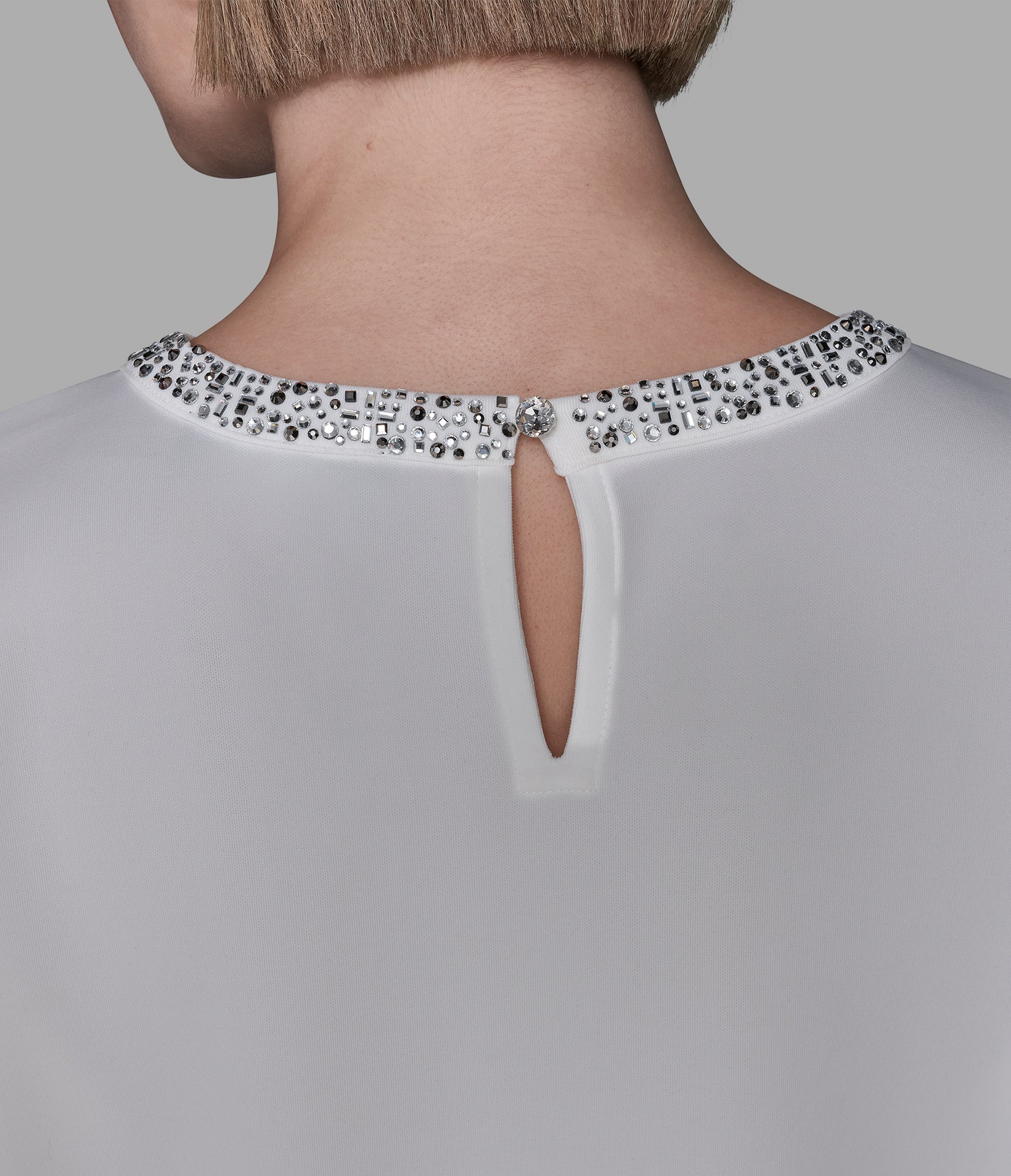 RHINESTONE TRIM SWEATSHIRT VIEW 5 RHINESTONE TRIM SWEATSHIRT VIEW 5