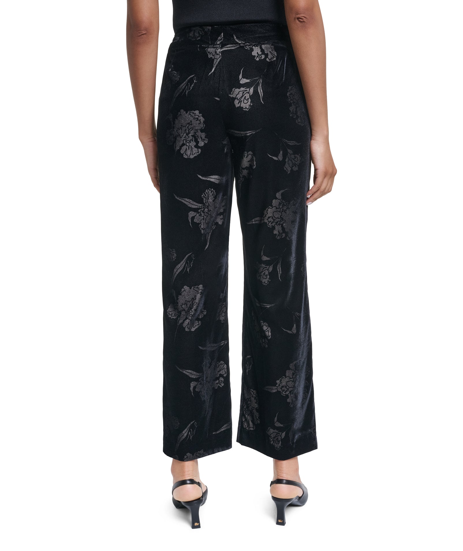VELVET BELTED PANT VIEW 2 VELVET BELTED PANT VIEW 2