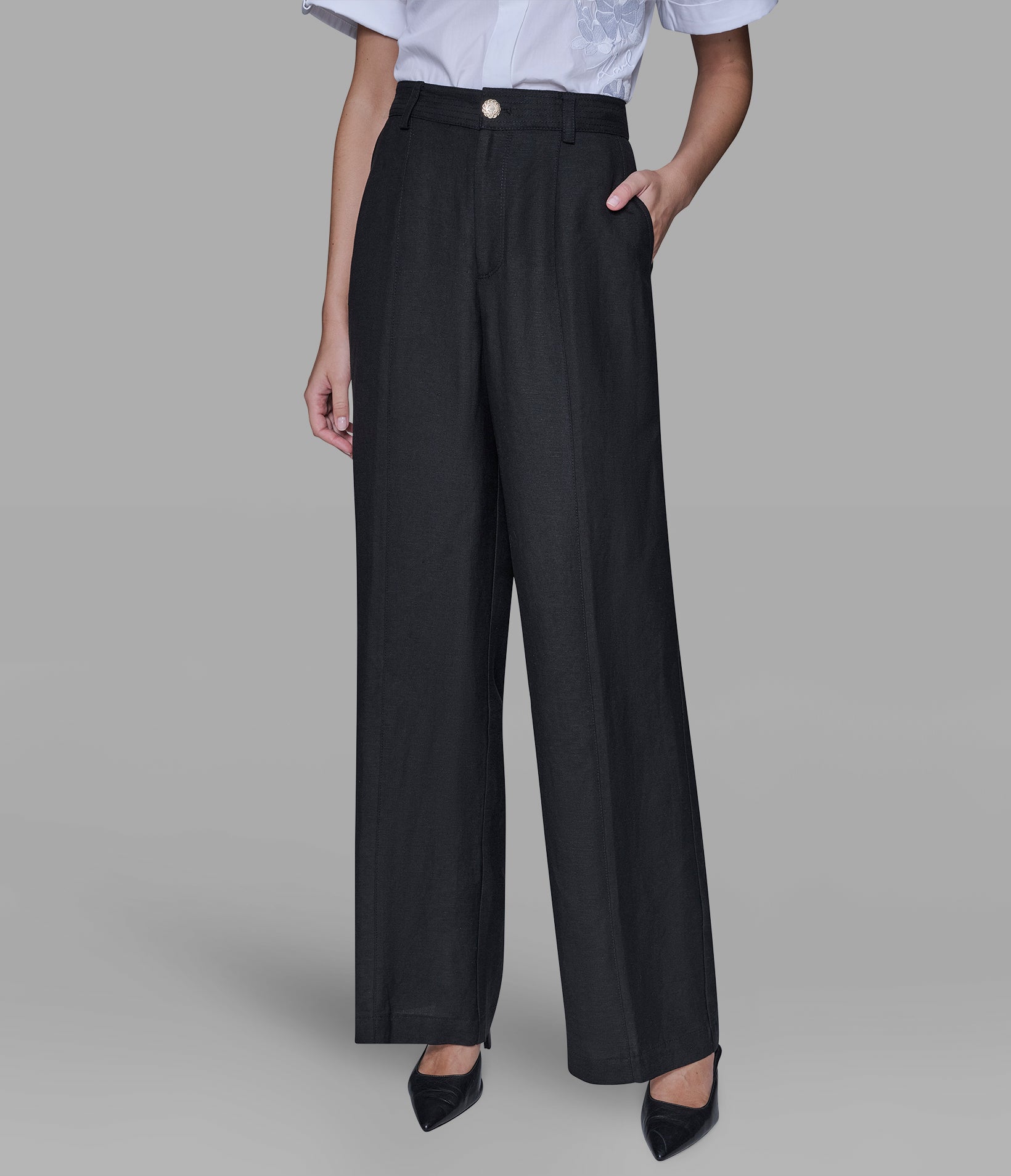 LINEN BLEND PANT View 1 | Women's Clothing LINEN BLEND PANT View 1 | Women's Clothing