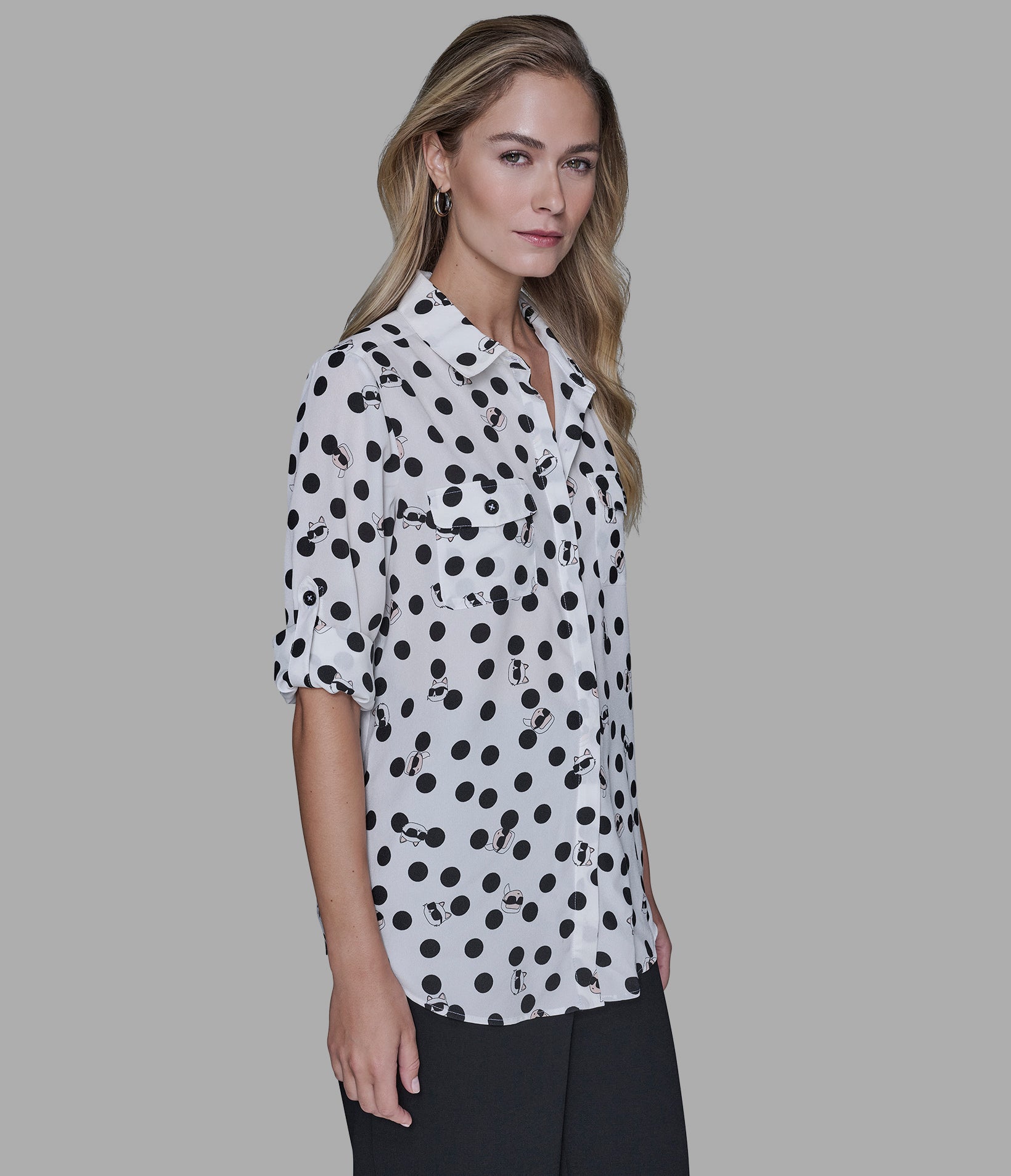 CHOUPETTE AND KARL WHIMSY BLOUSE VIEW 3 | Women's Clothing CHOUPETTE AND KARL WHIMSY BLOUSE VIEW 3 | Women's Clothing