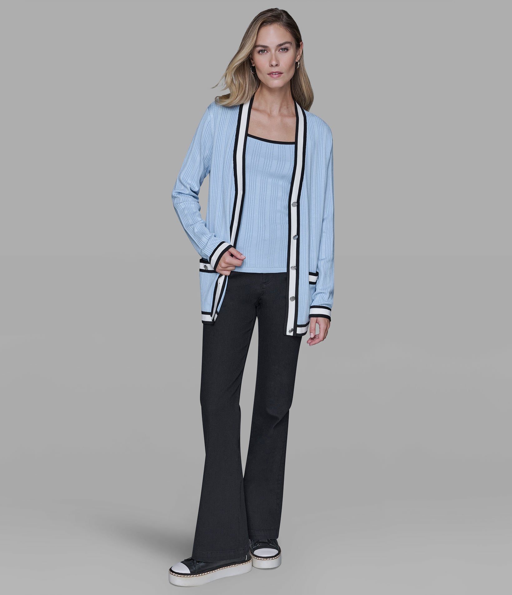 RIBBED CARDIGAN VIEW 5 | Women's Tops & Sweaters RIBBED CARDIGAN VIEW 5 | Women's Tops & Sweaters