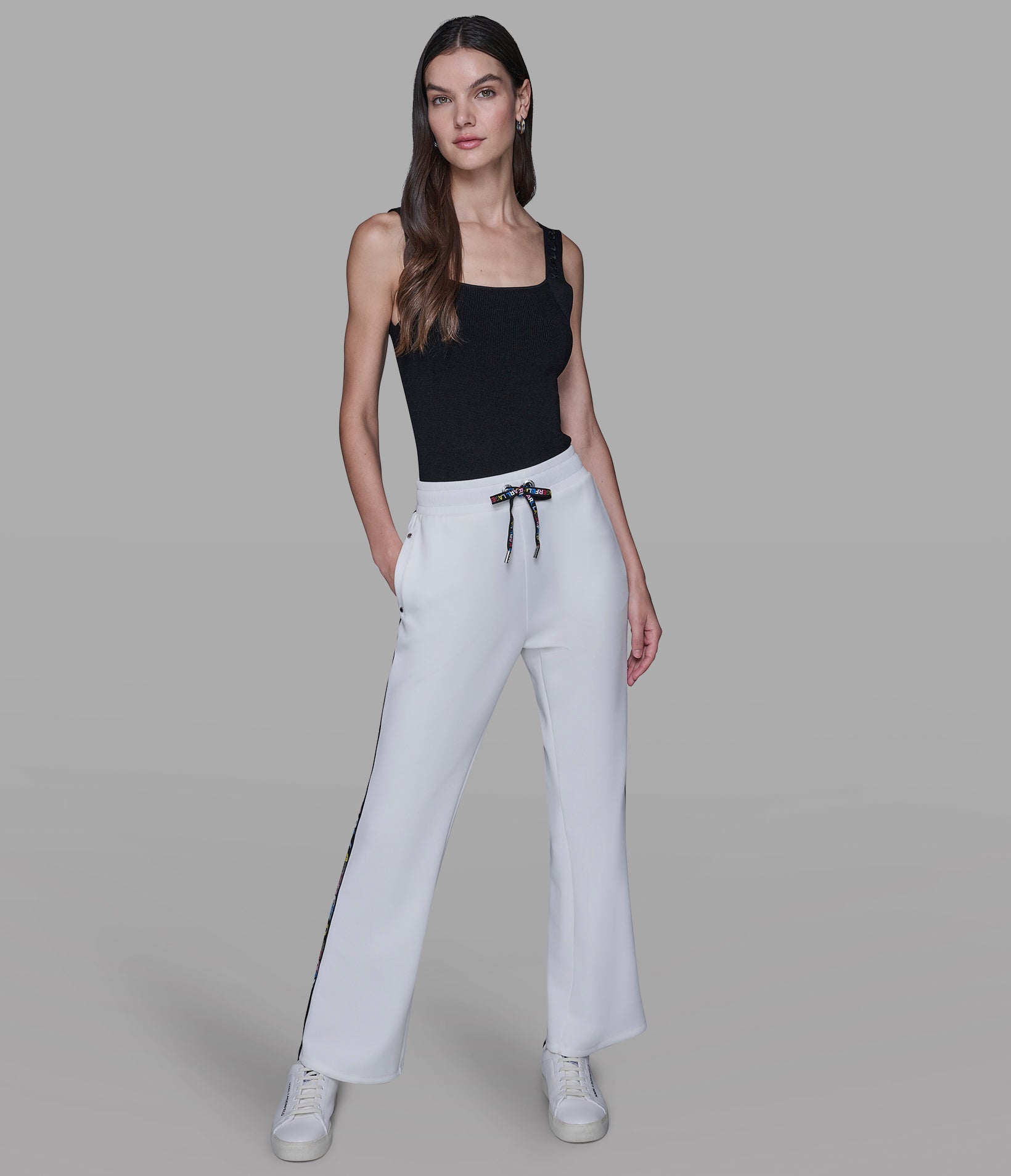 MULTI-COLOR LOGO TAPE TRACK PANT VIEW 4 MULTI-COLOR LOGO TAPE TRACK PANT VIEW 4