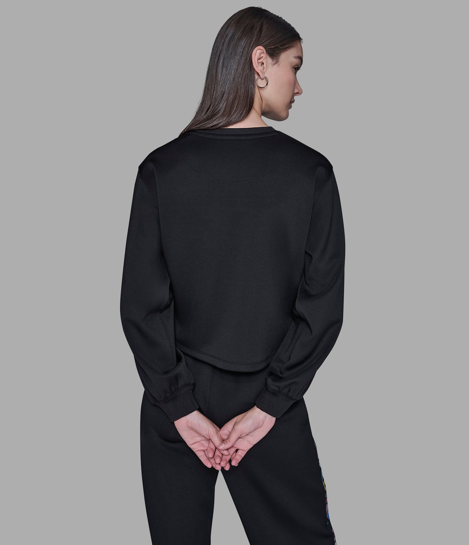 MULTI-COLOR LOGO SCUBA SWEATSHIRT VIEW 3 | Women's Clothing MULTI-COLOR LOGO SCUBA SWEATSHIRT VIEW 3 | Women's Clothing