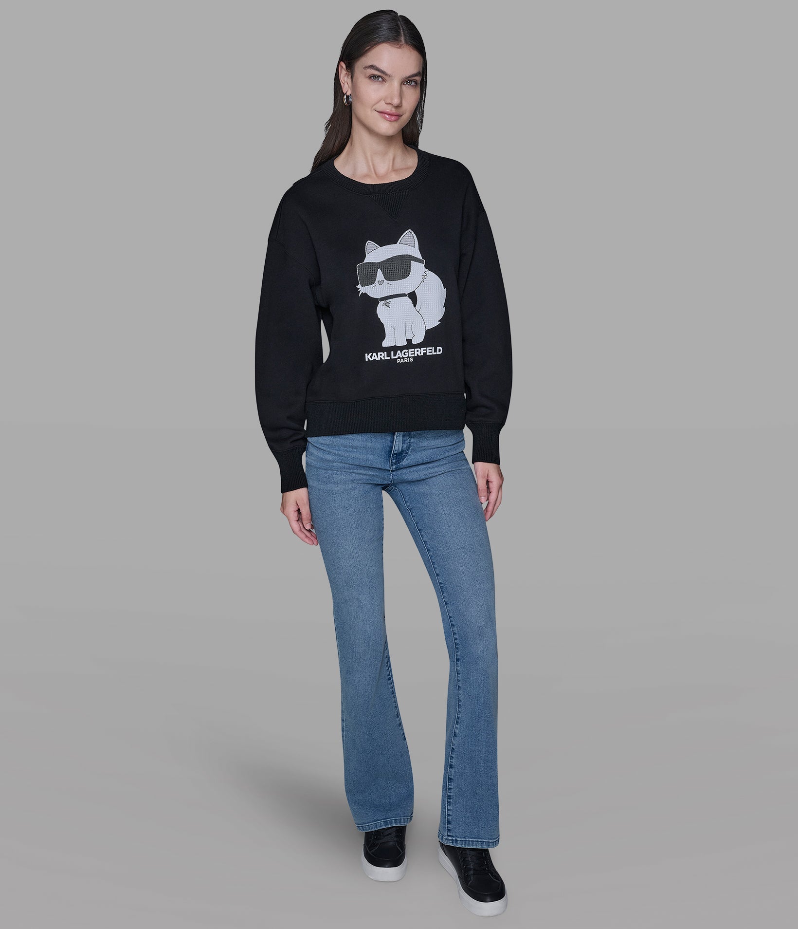 CHOUPETTE CREWNECK SWEATSHIRT VIEW 4 | Women's Clothing CHOUPETTE CREWNECK SWEATSHIRT VIEW 4 | Women's Clothing