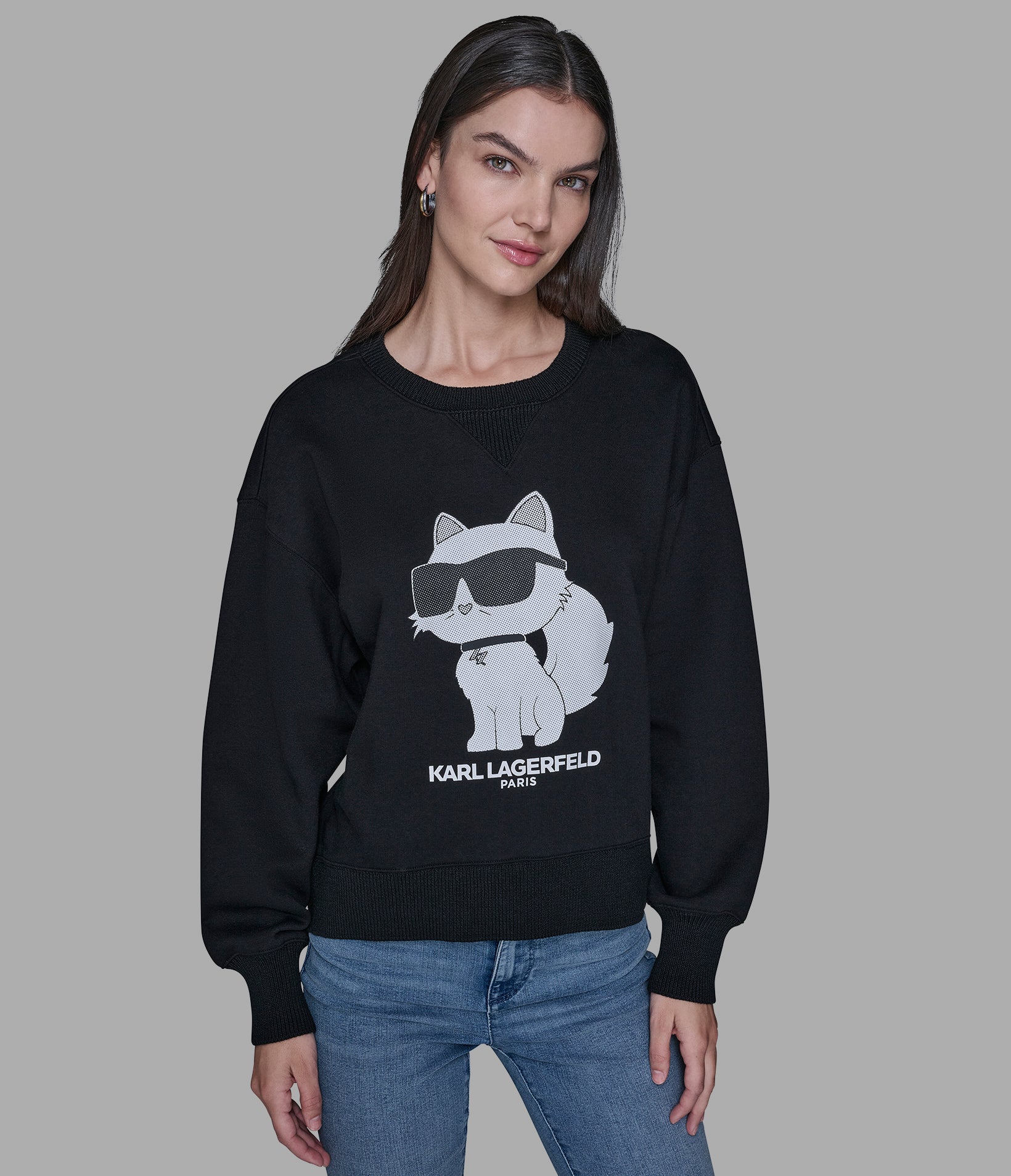 CHOUPETTE CREWNECK SWEATSHIRT View 1 | Women's Clothing CHOUPETTE CREWNECK SWEATSHIRT View 1 | Women's Clothing