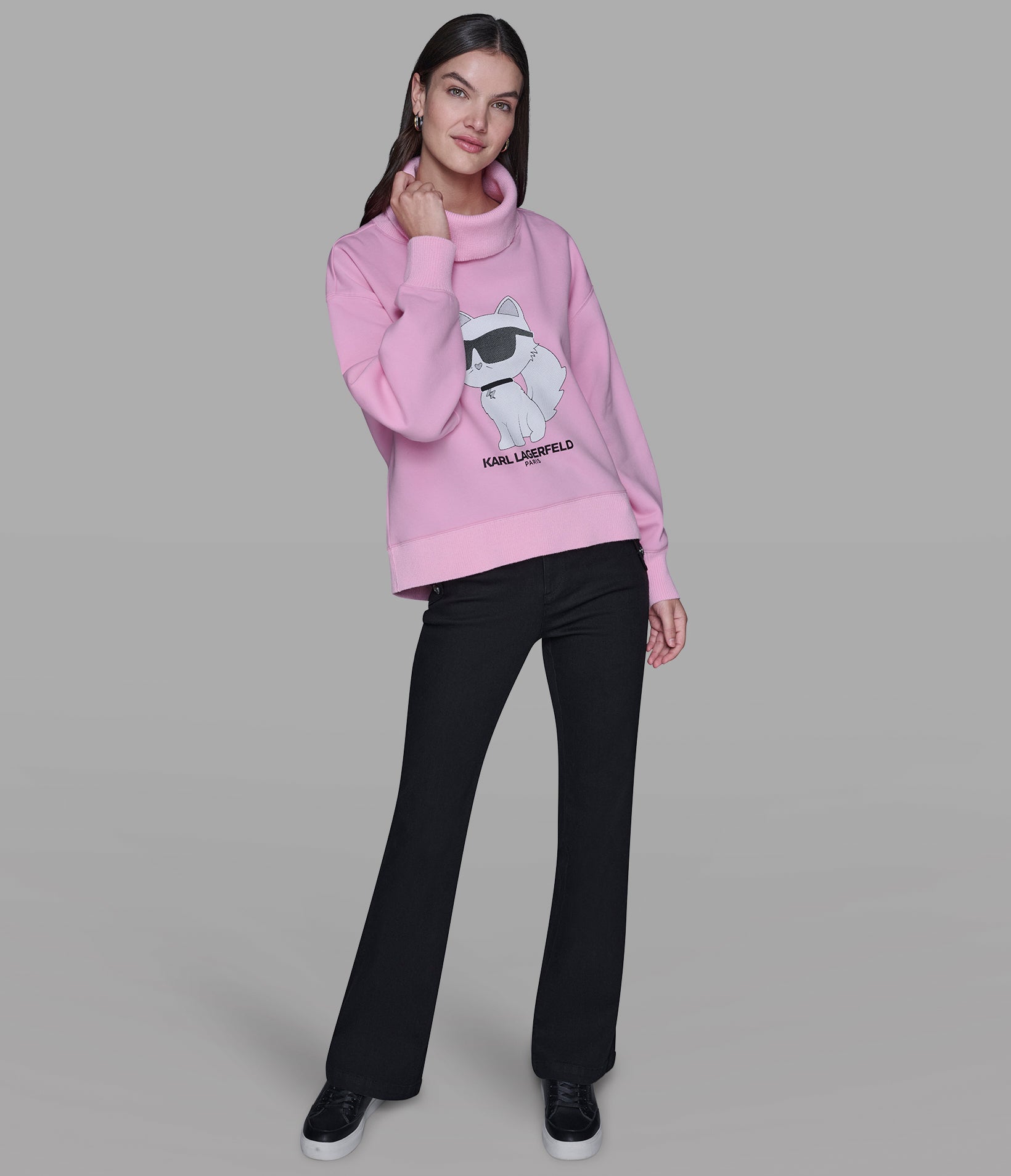 CHOUPETTE TURTLENECK SWEATSHIRT VIEW 4 | Women's Clearance CHOUPETTE TURTLENECK SWEATSHIRT VIEW 4 | Women's Clearance