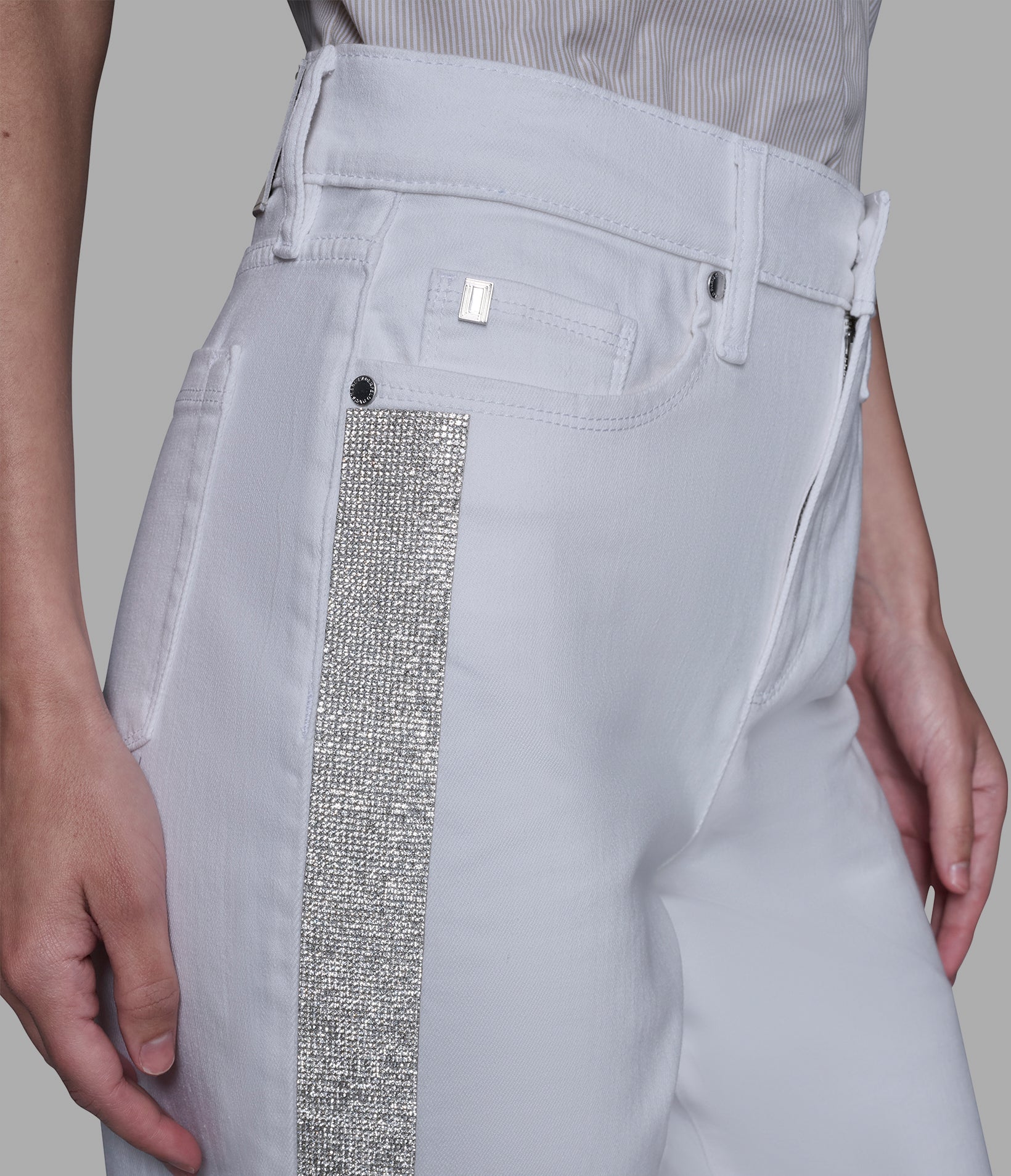 RHINESTONE TRIM JEAN VIEW 6 | Women's Clothing RHINESTONE TRIM JEAN VIEW 6 | Women's Clothing