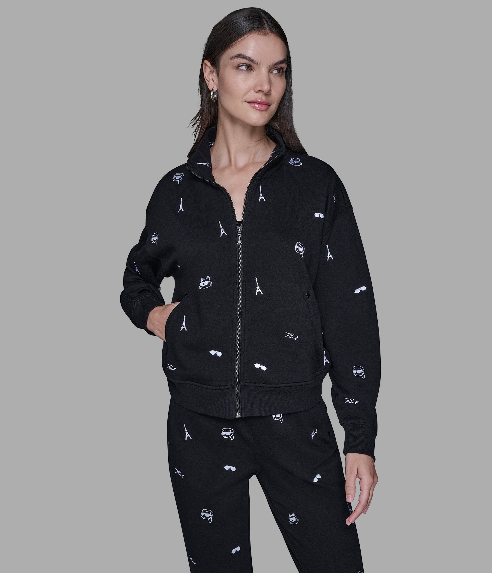 WHIMSY TRACK JACKET View 1 | Women's Clothing WHIMSY TRACK JACKET View 1 | Women's Clothing