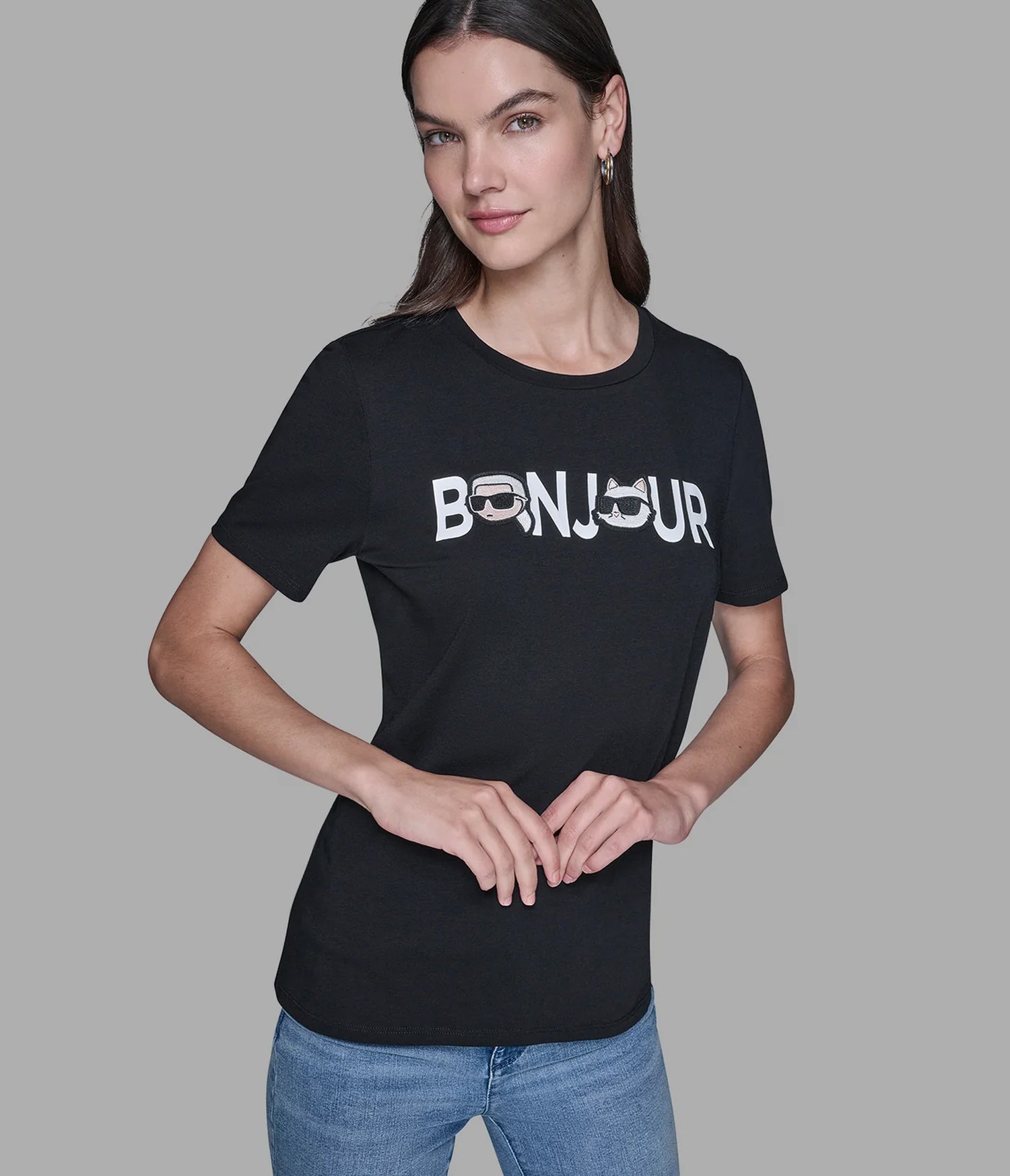 BONJOUR CHARACTER TEE View 1 | Women's Clothing BONJOUR CHARACTER TEE View 1 | Women's Clothing