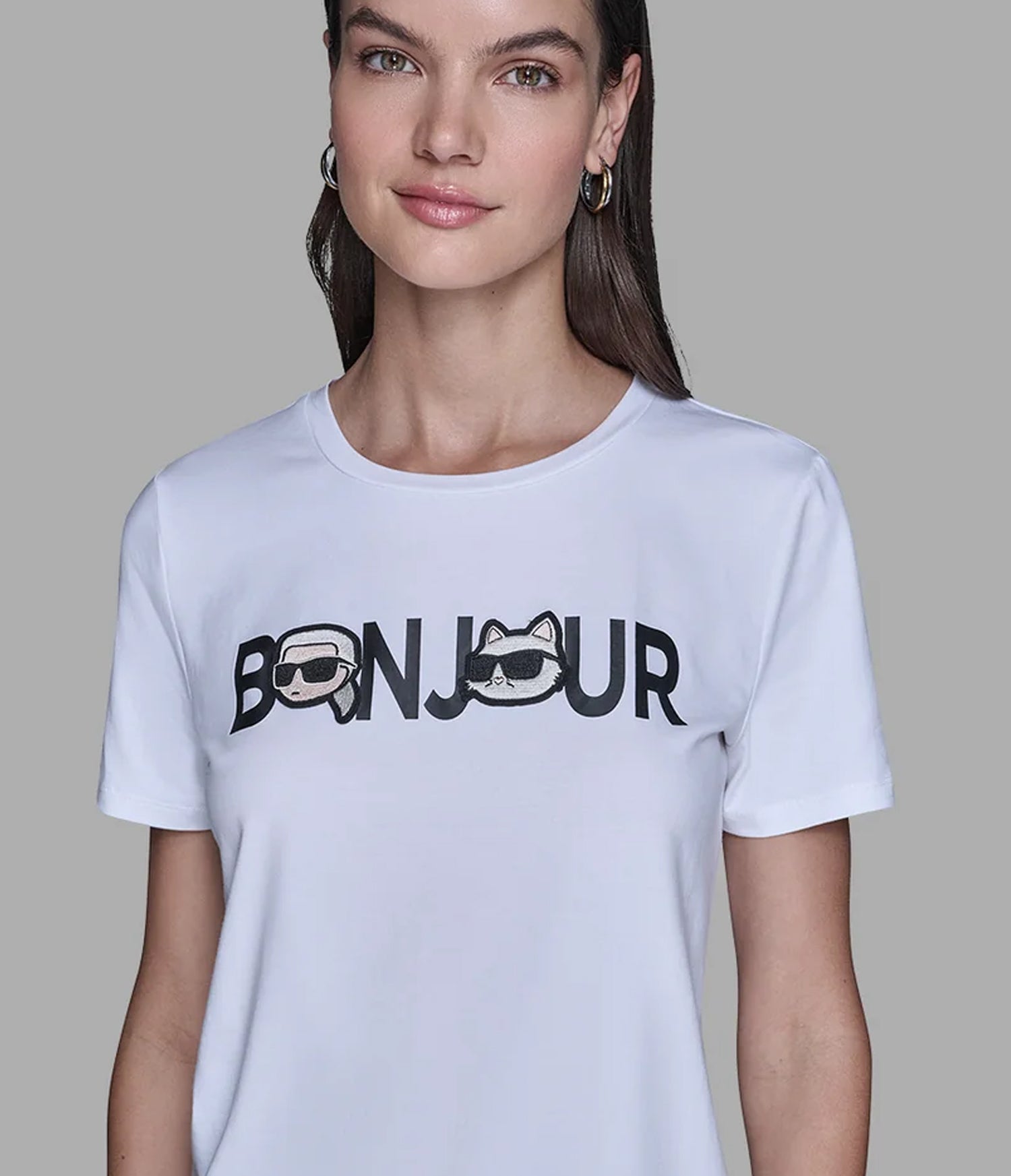 BONJOUR CHARACTER TEE View 1 | Women's Tees & Tanks BONJOUR CHARACTER TEE View 1 | Women's Tees & Tanks