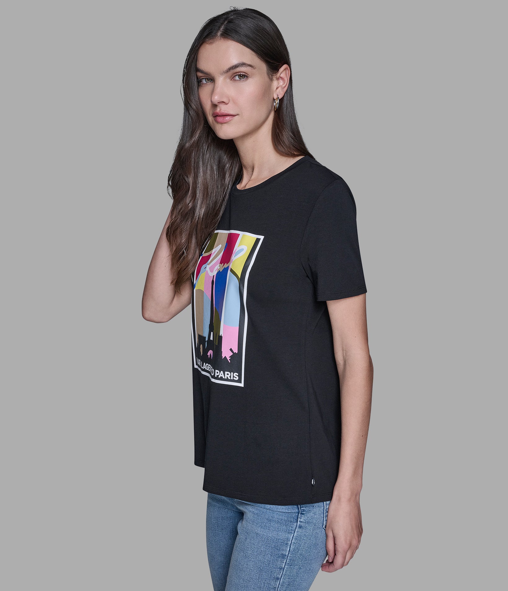 MULTI-COLOR PARIS TEE VIEW 3 | Women's Clothing MULTI-COLOR PARIS TEE VIEW 3 | Women's Clothing