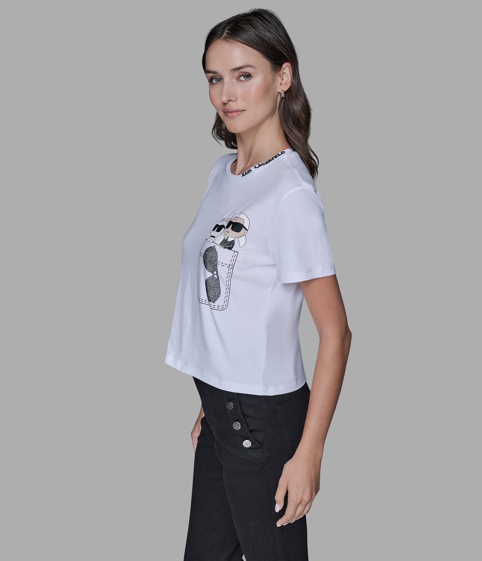DUO POCKET TEE View 2 | Women's Clothing DUO POCKET TEE View 2 | Women's Clothing