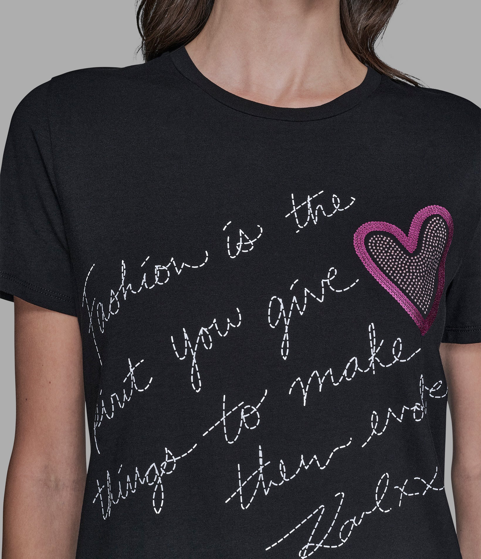 KARL QUOTE TEE VIEW 4 | Women's Clothing KARL QUOTE TEE VIEW 4 | Women's Clothing