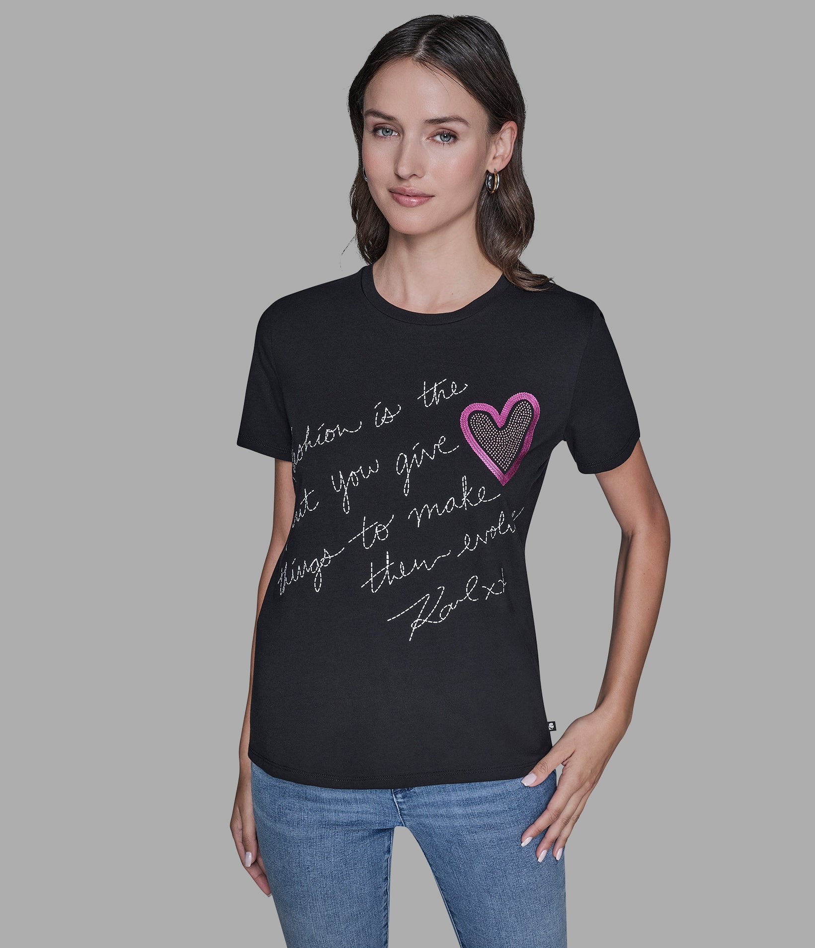 KARL QUOTE TEE View 1 | Women's Clothing KARL QUOTE TEE View 1 | Women's Clothing