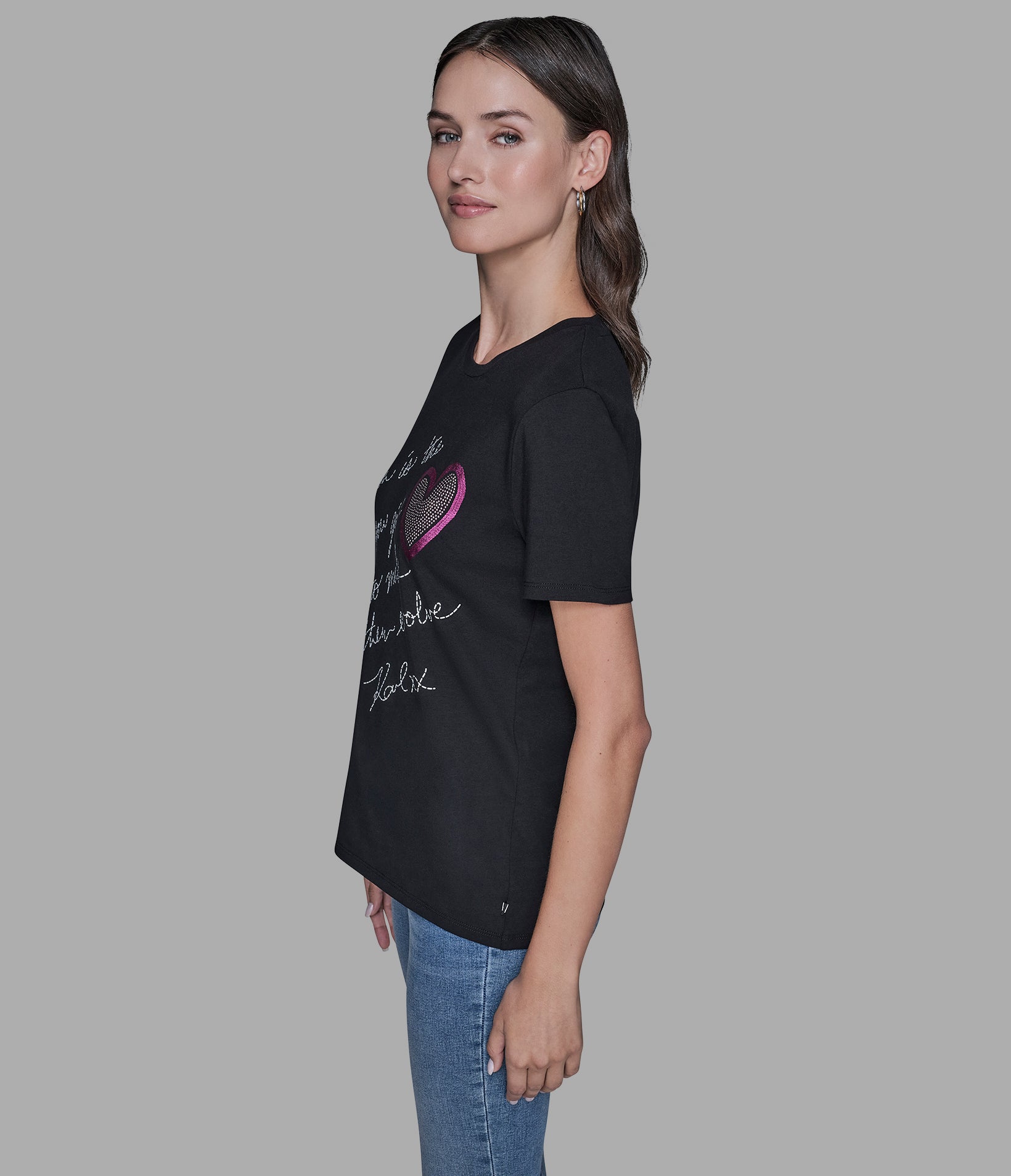 KARL QUOTE TEE View 2 | Women's Clothing KARL QUOTE TEE View 2 | Women's Clothing