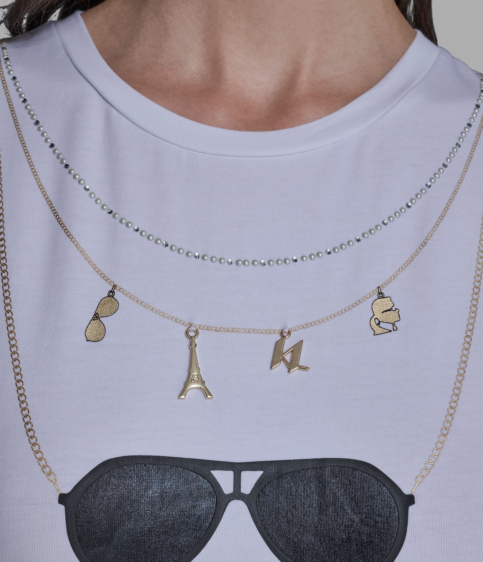 CHARM NECKLACE TEE VIEW 6 | Women's Clothing CHARM NECKLACE TEE VIEW 6 | Women's Clothing