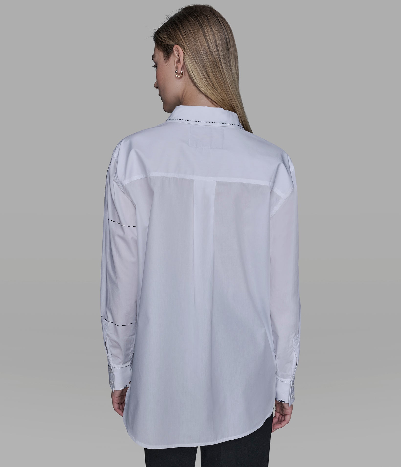 SEWING PATTERN POPLIN SHIRT View 2 | New Arrivals SEWING PATTERN POPLIN SHIRT View 2 | New Arrivals