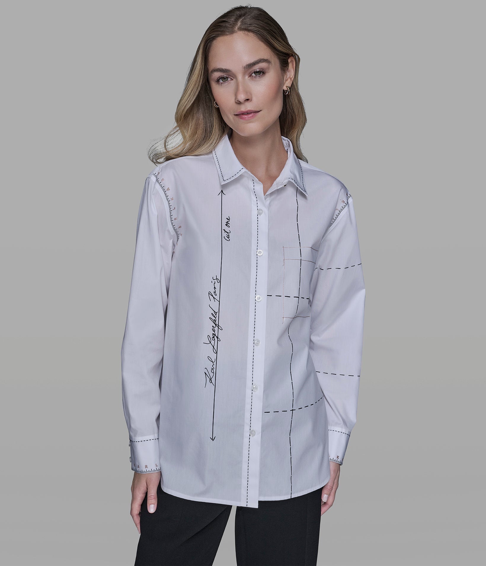 SEWING PATTERN POPLIN SHIRT View 1 | New Arrivals SEWING PATTERN POPLIN SHIRT View 1 | New Arrivals