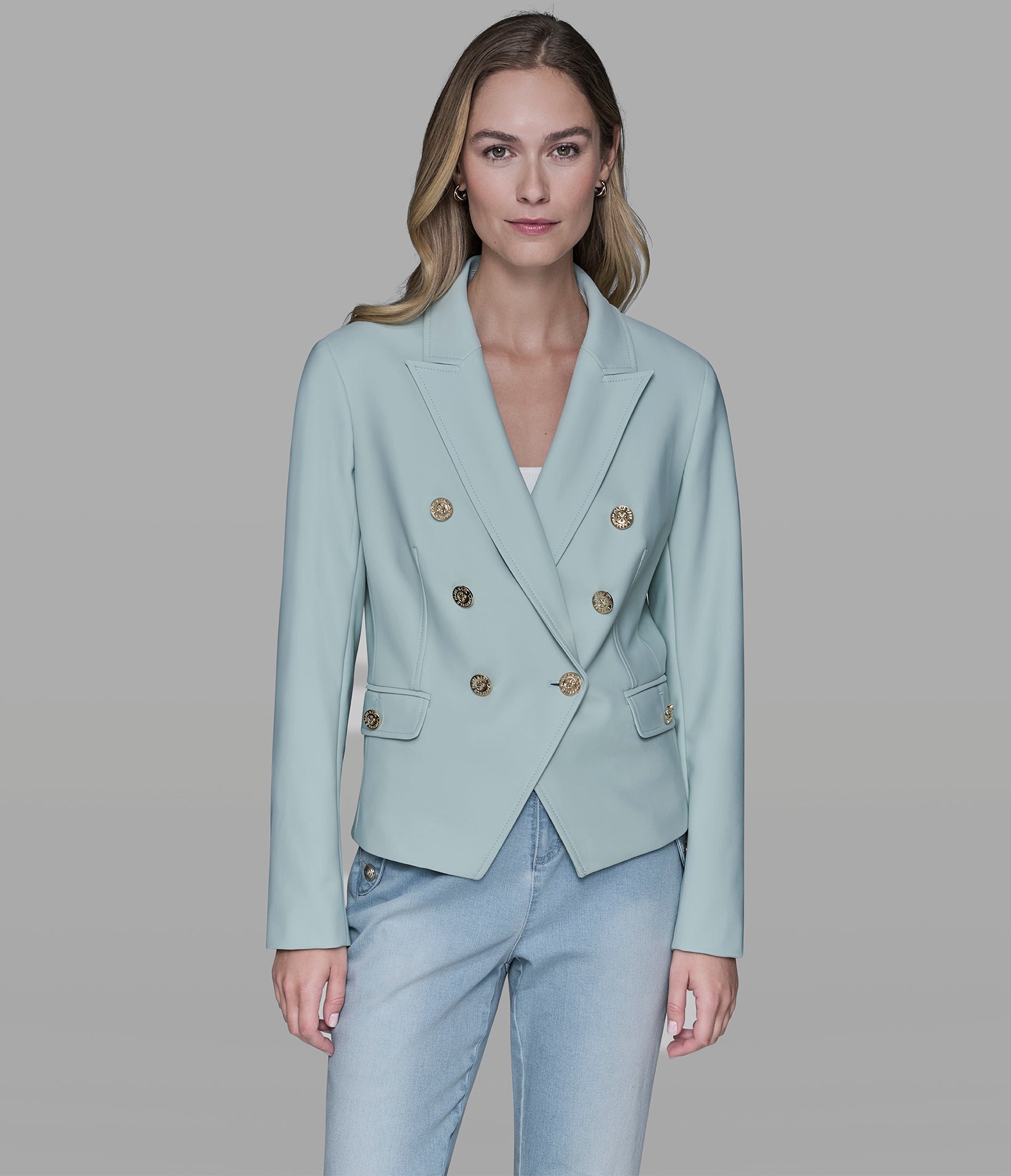 DOUBLE-BREASTED COMPRESSION BLAZER VIEW 4 | Jackets & Coats DOUBLE-BREASTED COMPRESSION BLAZER VIEW 4 | Jackets & Coats