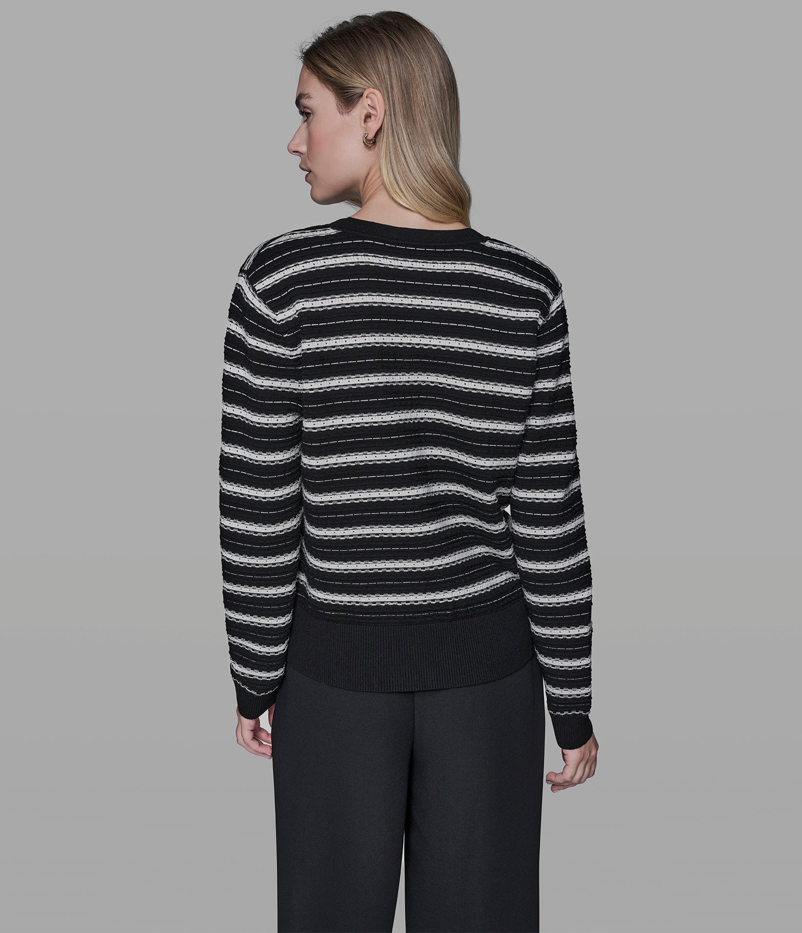 STRIPE KNIT CARDIGAN View 2 | Women's Tops & Sweaters STRIPE KNIT CARDIGAN View 2 | Women's Tops & Sweaters