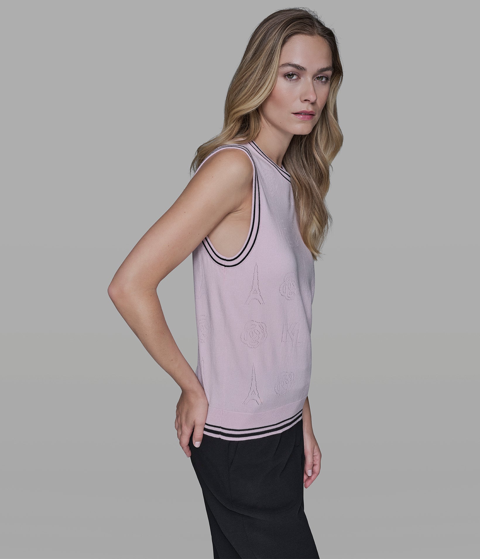 SLEEVELESS SWEATER SHELL VIEW 3 | Women's Tops & Sweaters SLEEVELESS SWEATER SHELL VIEW 3 | Women's Tops & Sweaters