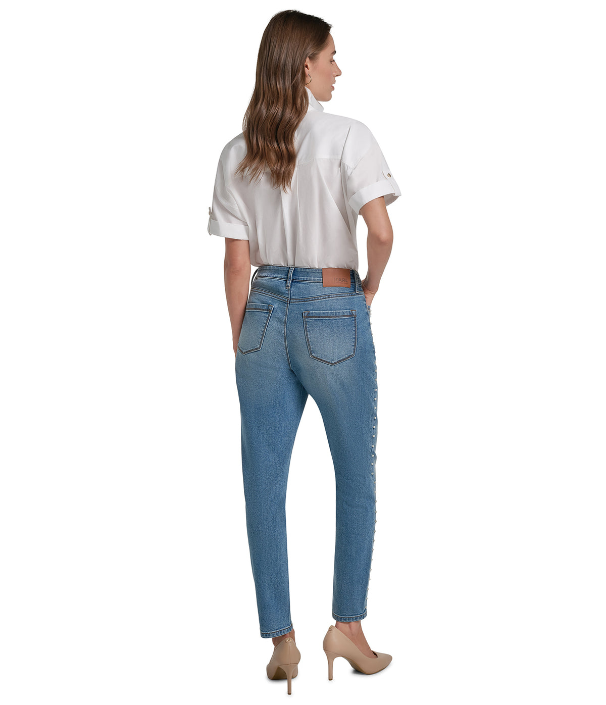 PEARL TRIM DENIM VIEW 5 PEARL TRIM DENIM VIEW 5
