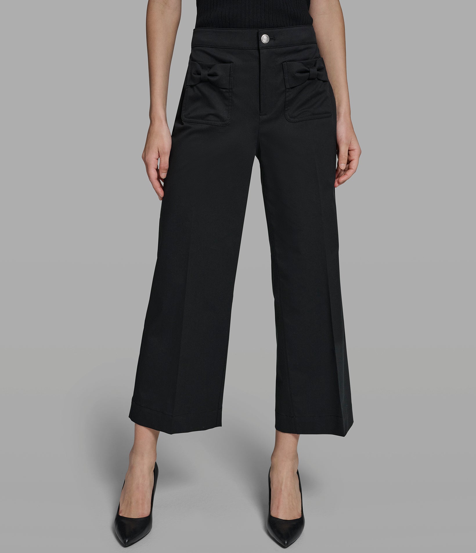 WIDE LEG PANT WITH BOW POCKETS View 1 | Women's Clothing WIDE LEG PANT WITH BOW POCKETS View 1 | Women's Clothing