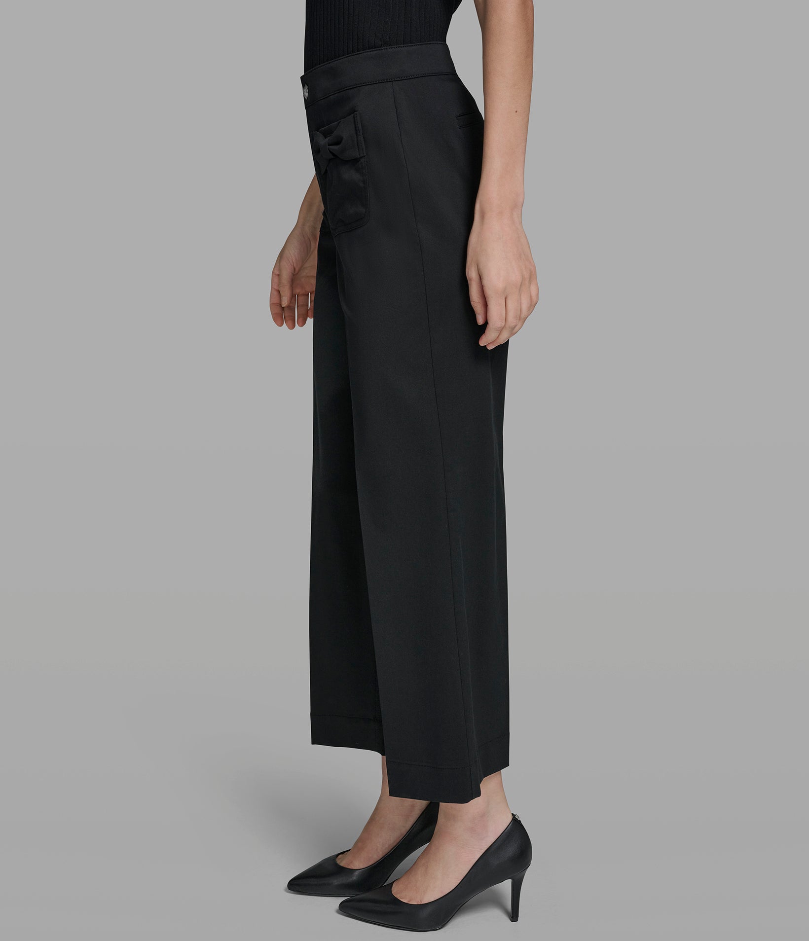 WIDE LEG PANT WITH BOW POCKETS VIEW 3 | Women's Clothing WIDE LEG PANT WITH BOW POCKETS VIEW 3 | Women's Clothing