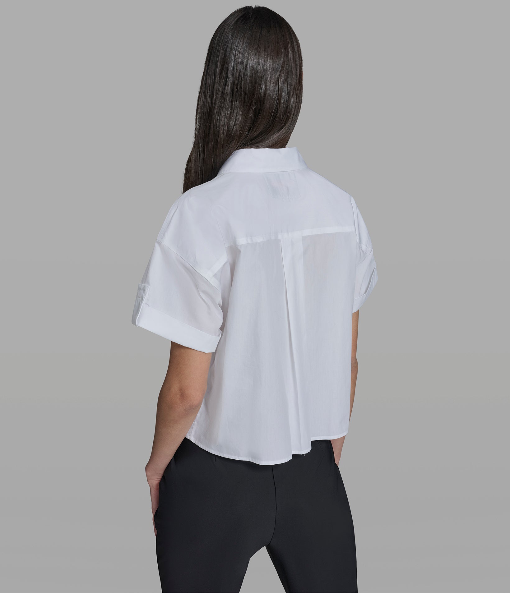 KARL SKETCH POPLIN SHIRT View 2 | New Women's Clothing KARL SKETCH POPLIN SHIRT View 2 | New Women's Clothing