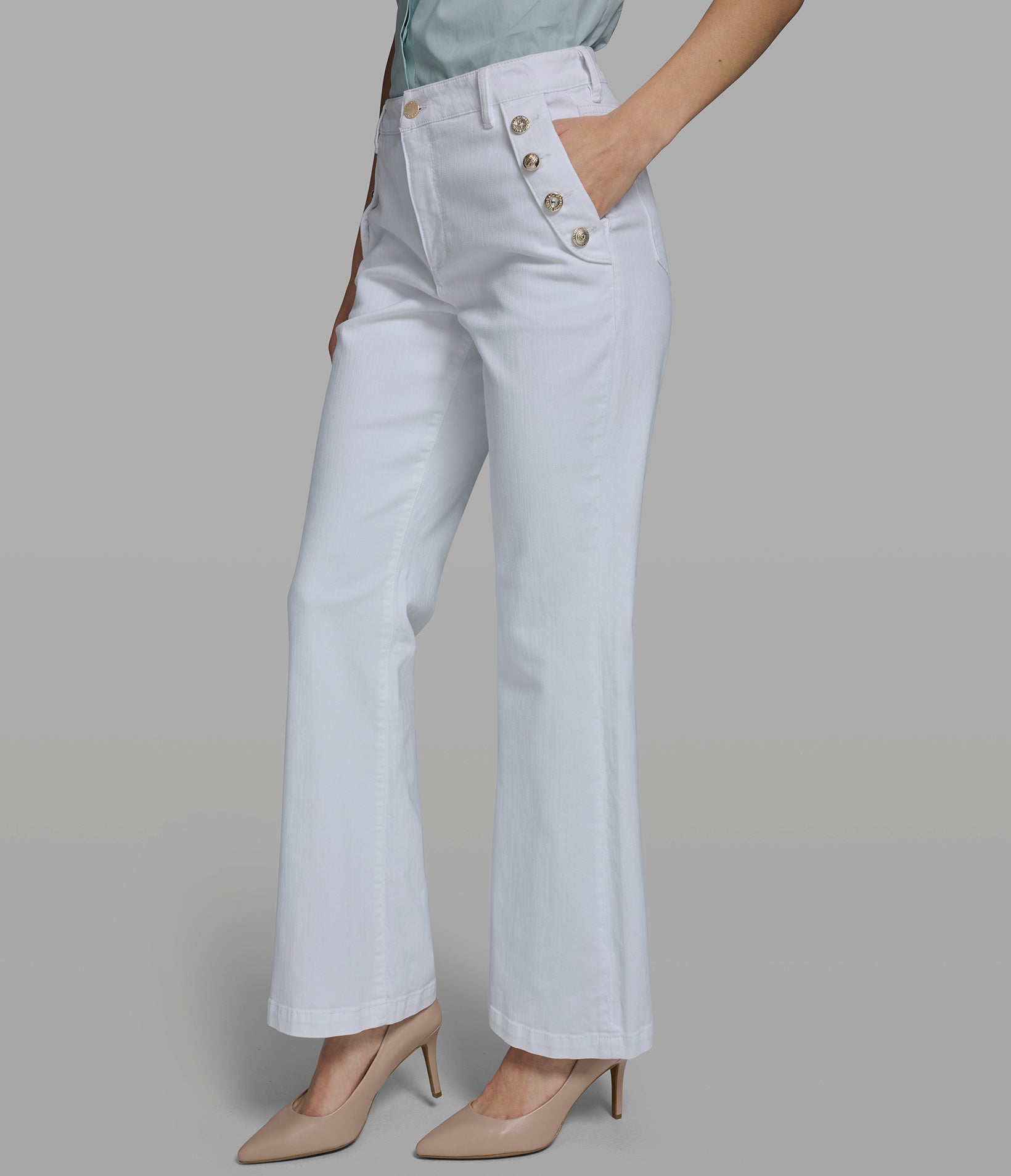 SAILOR BUTTON BOOTCUT JEAN View 1 | Women's Denim SAILOR BUTTON BOOTCUT JEAN View 1 | Women's Denim