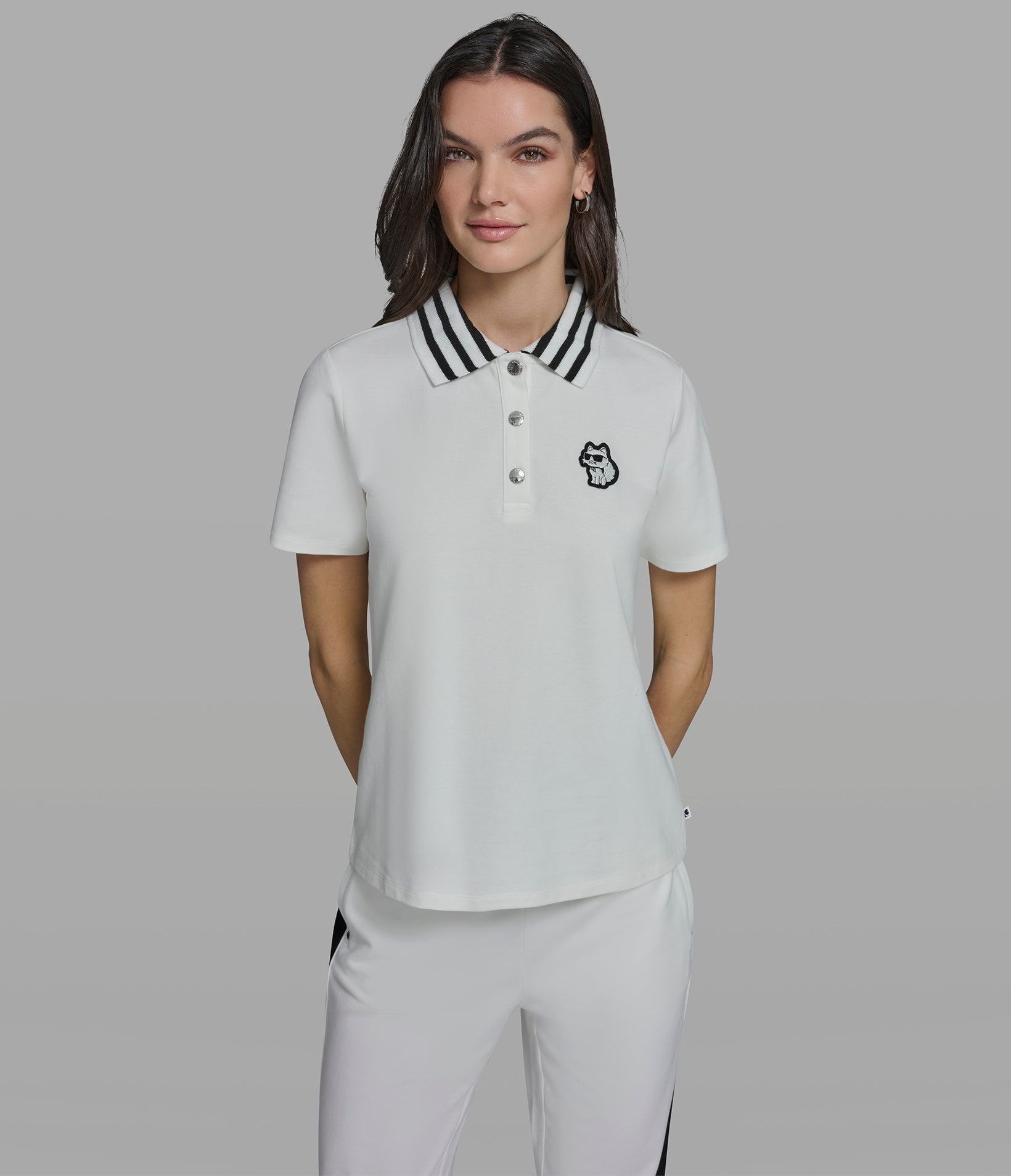 CHOUPETTE PATCH SPORT POLO View 1 | Women's Clothing CHOUPETTE PATCH SPORT POLO View 1 | Women's Clothing