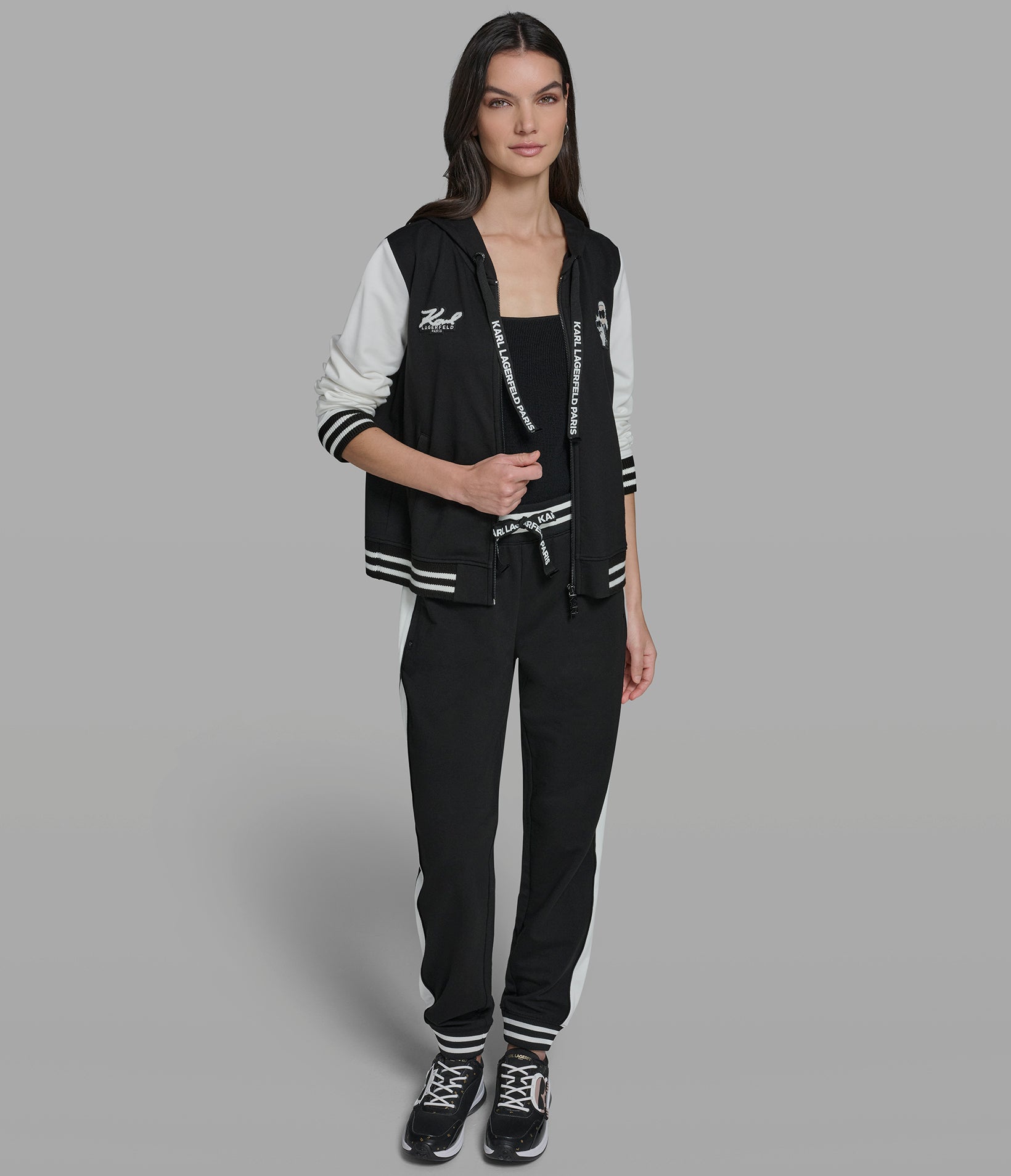 DUO PATCH ZIP UP HOODIE VIEW 4 | Women's Tops & Sweaters DUO PATCH ZIP UP HOODIE VIEW 4 | Women's Tops & Sweaters