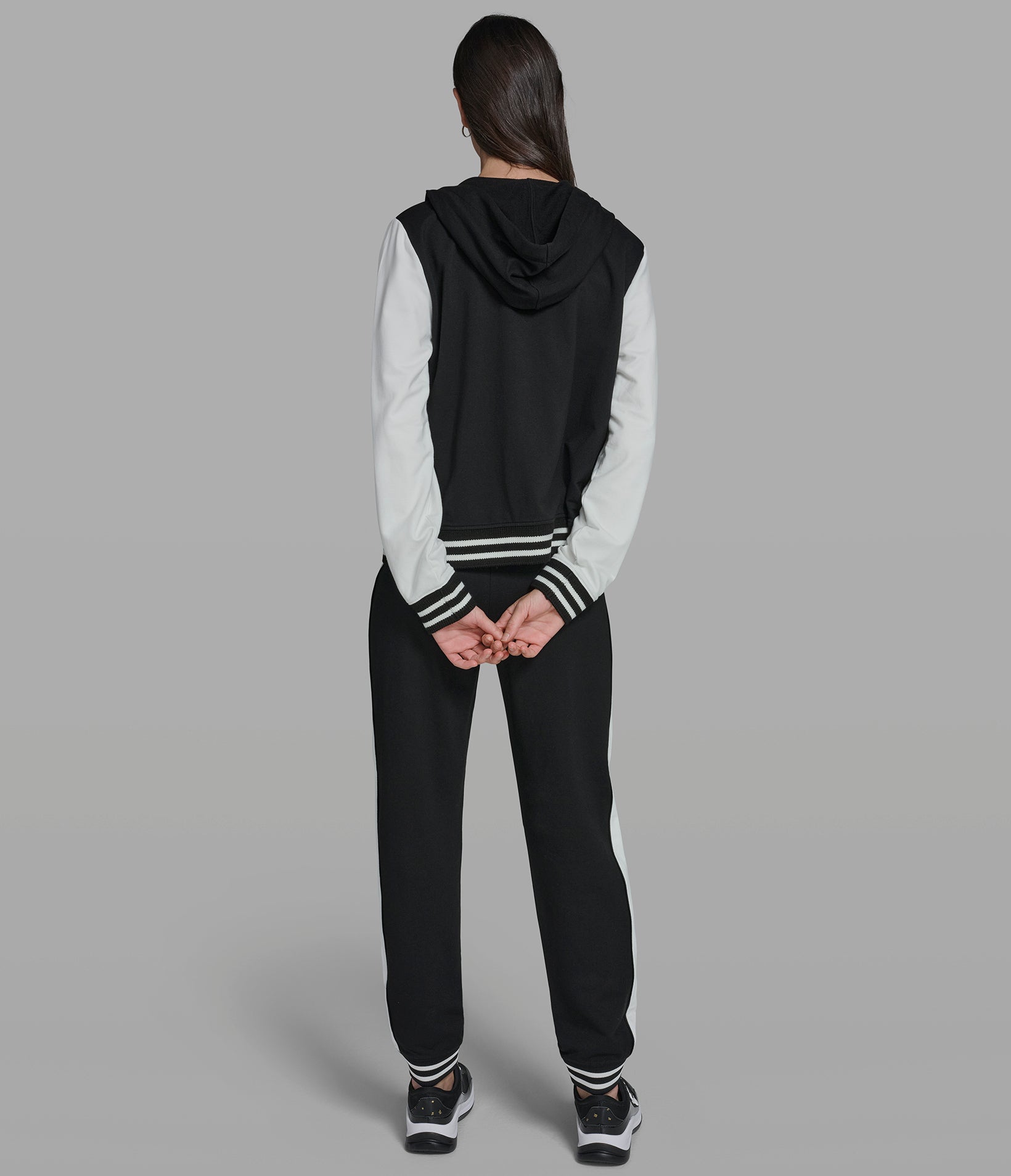 DUO PATCH ZIP UP HOODIE VIEW 5 | Women's Tops & Sweaters DUO PATCH ZIP UP HOODIE VIEW 5 | Women's Tops & Sweaters