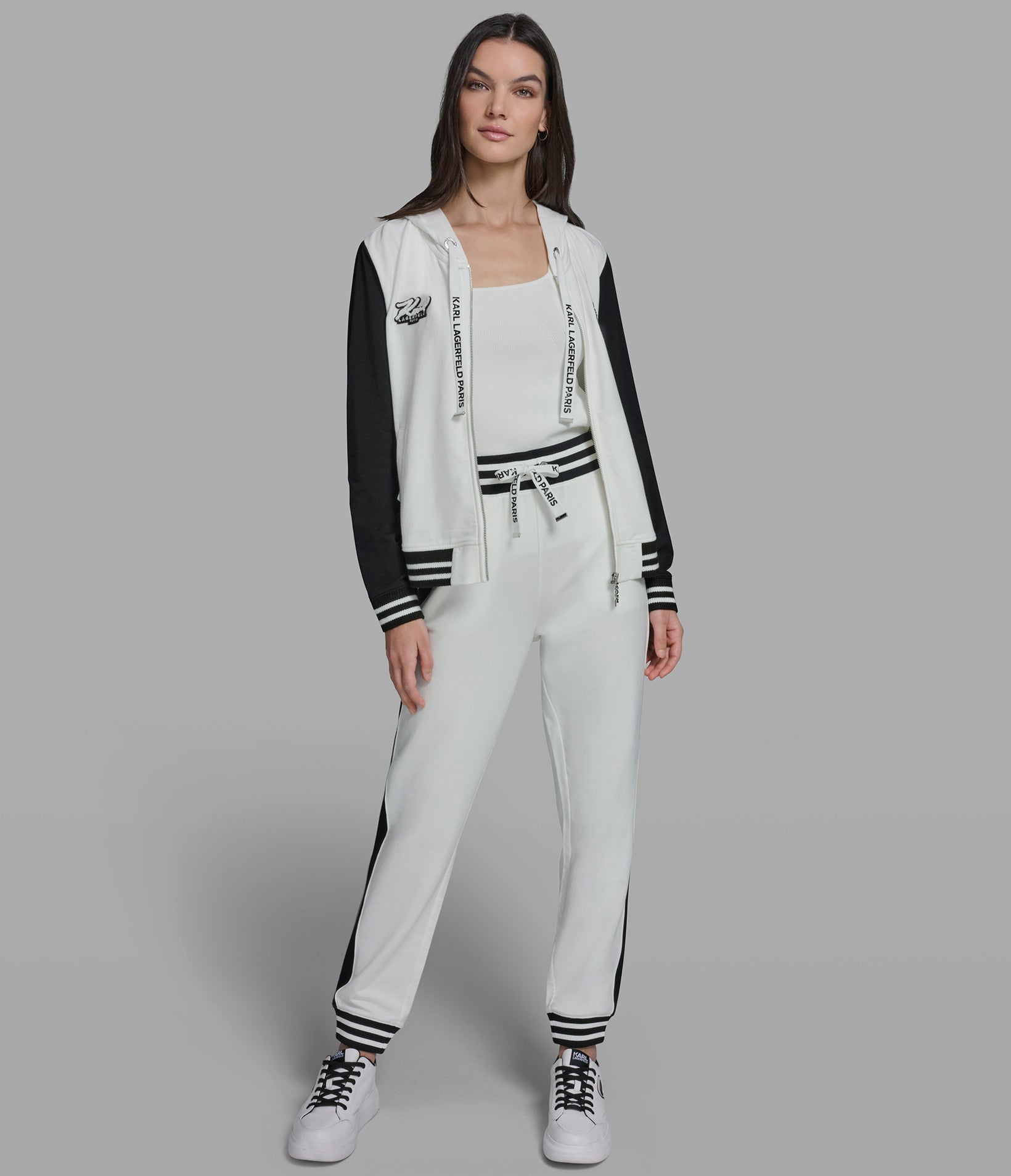 DUO PATCH ZIP UP HOODIE VIEW 4 | Women's Tops & Sweaters DUO PATCH ZIP UP HOODIE VIEW 4 | Women's Tops & Sweaters