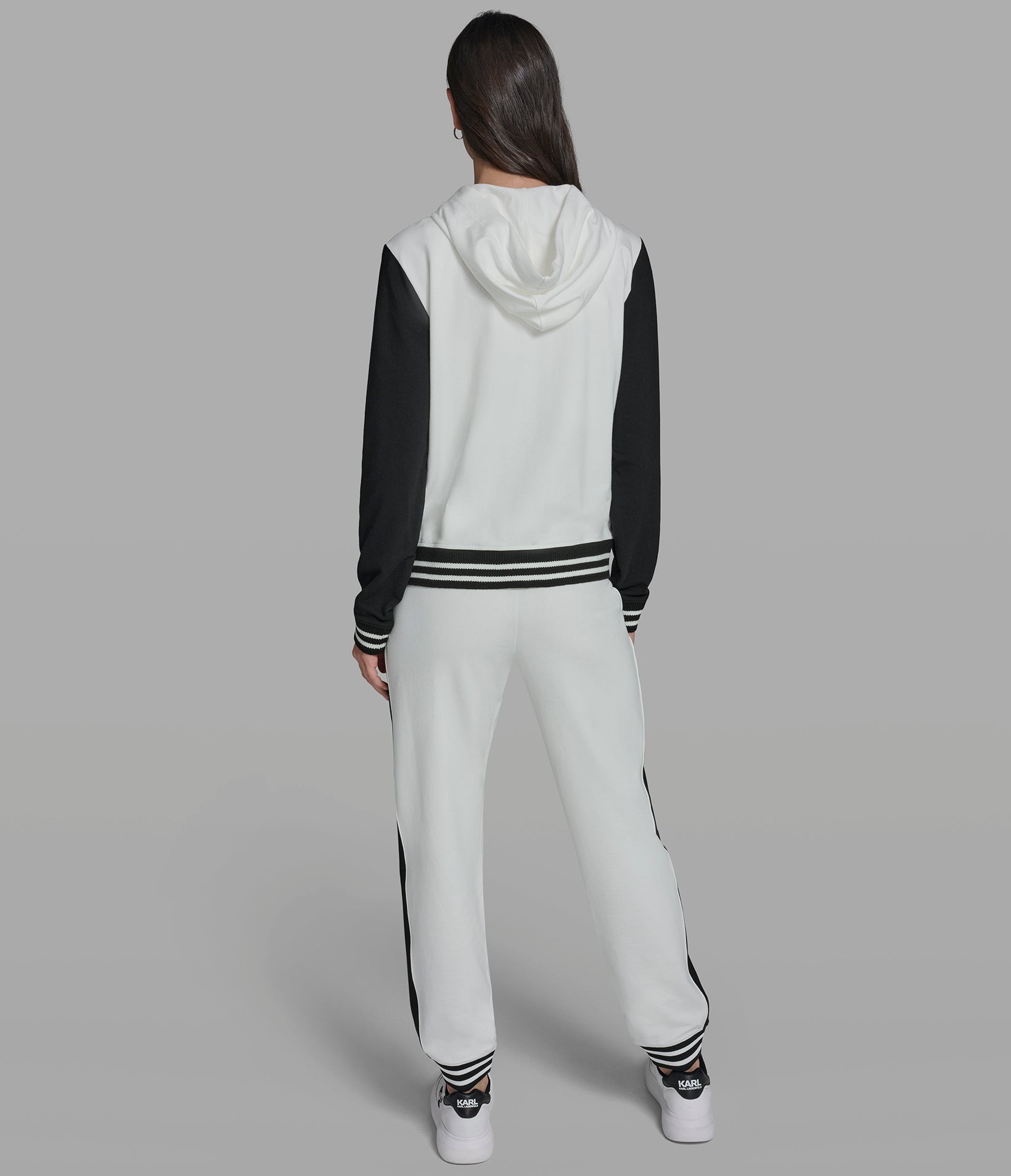 DUO PATCH ZIP UP HOODIE VIEW 5 | Women's Tops & Sweaters DUO PATCH ZIP UP HOODIE VIEW 5 | Women's Tops & Sweaters