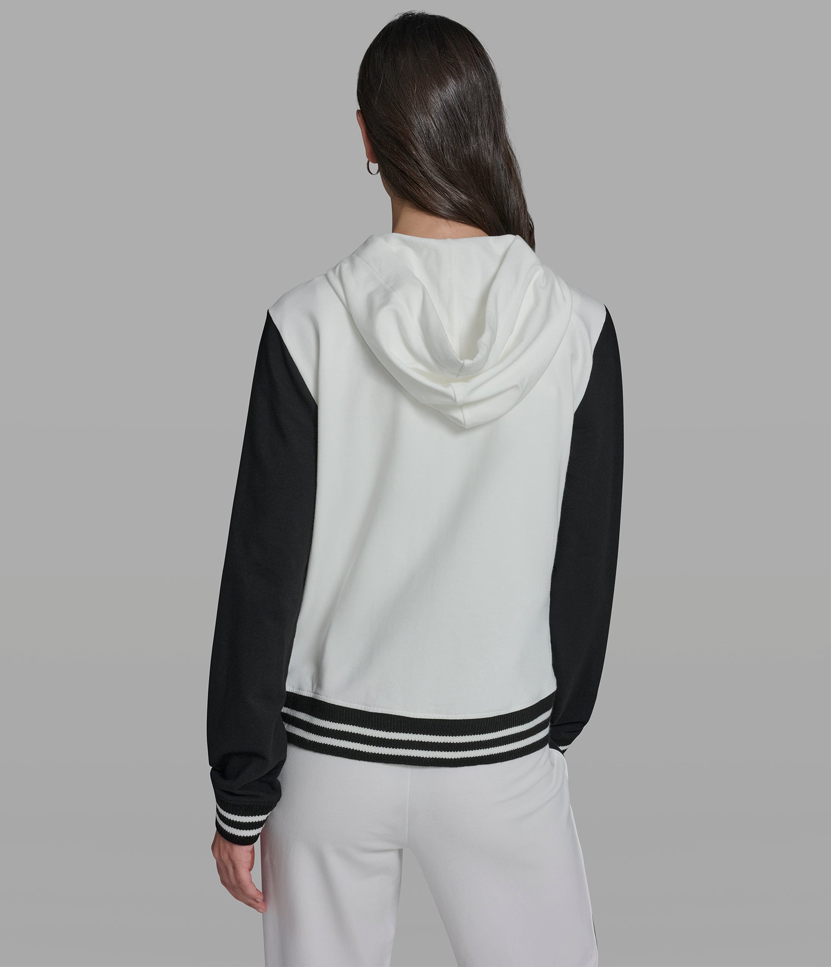 DUO PATCH ZIP UP HOODIE View 2 | Women's Tops & Sweaters DUO PATCH ZIP UP HOODIE View 2 | Women's Tops & Sweaters