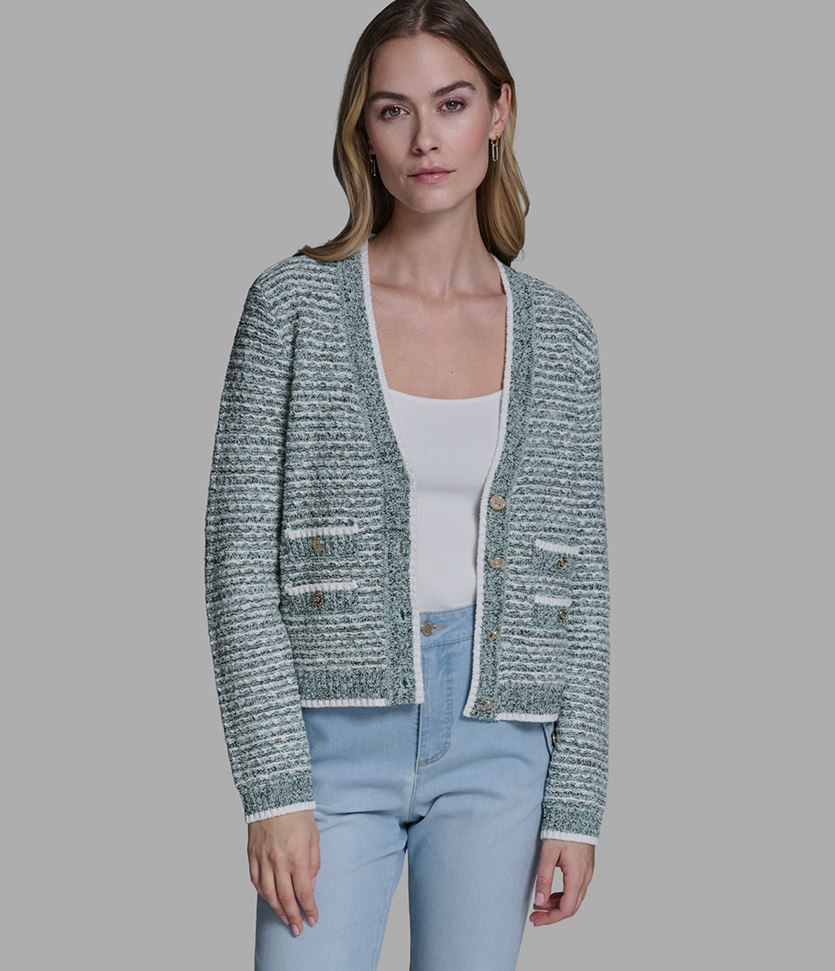 FUZZY KNIT CARDIGAN View 1 | New Arrivals FUZZY KNIT CARDIGAN View 1 | New Arrivals