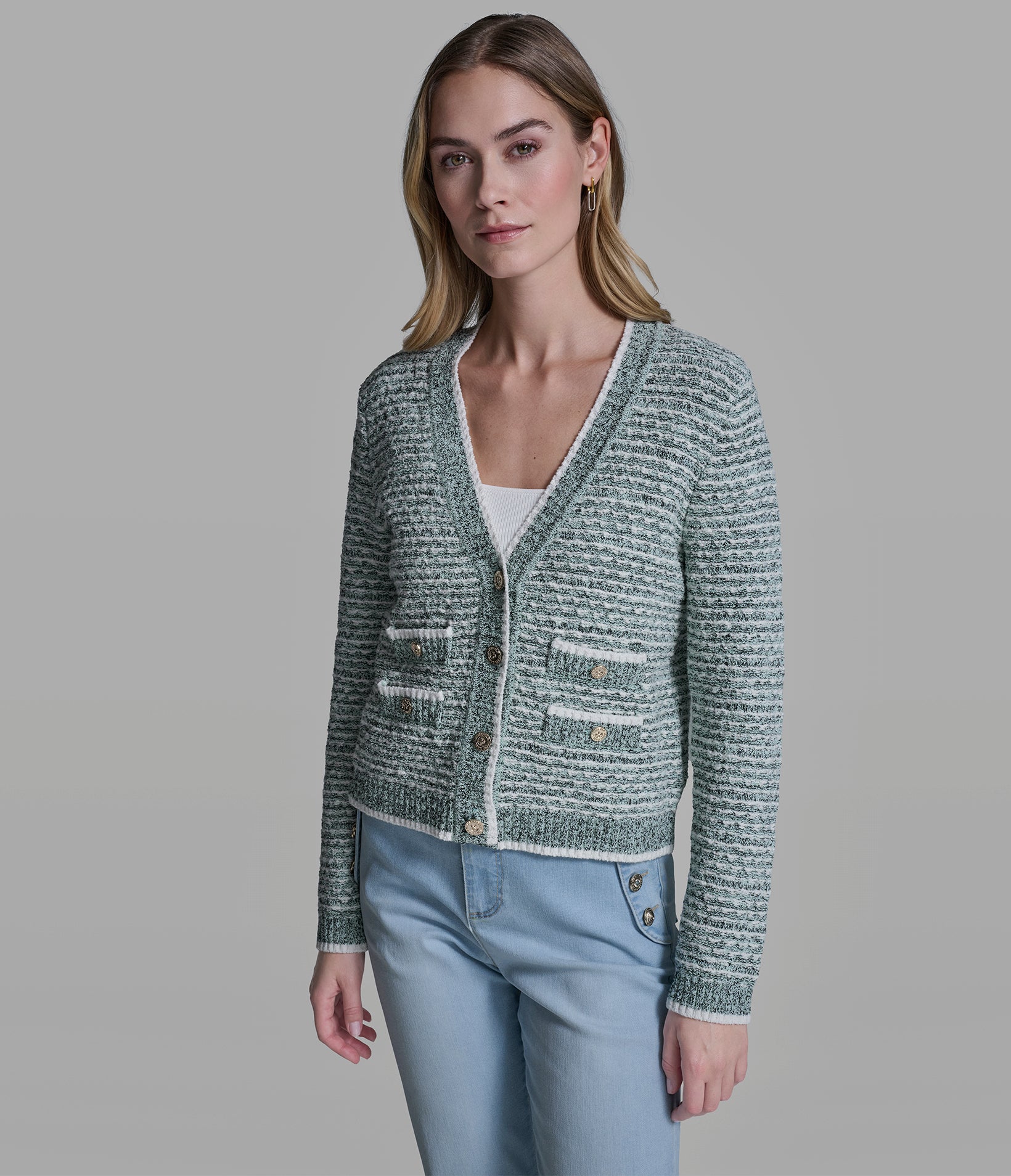 FUZZY KNIT CARDIGAN VIEW 4 | Women's Tops & Sweaters FUZZY KNIT CARDIGAN VIEW 4 | Women's Tops & Sweaters